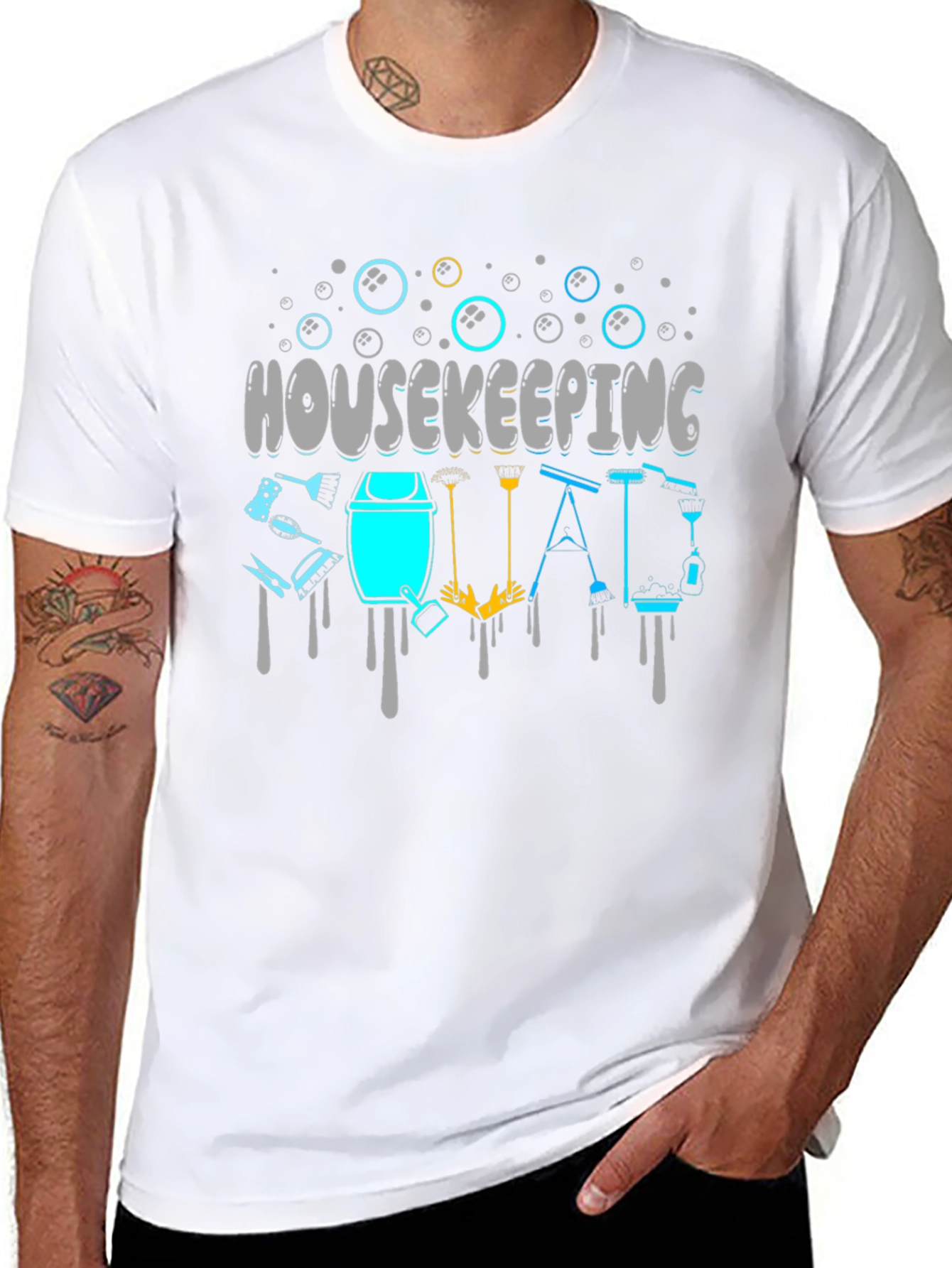 Housekeeping Squad T-Shirt - Cleaning Crew Tee