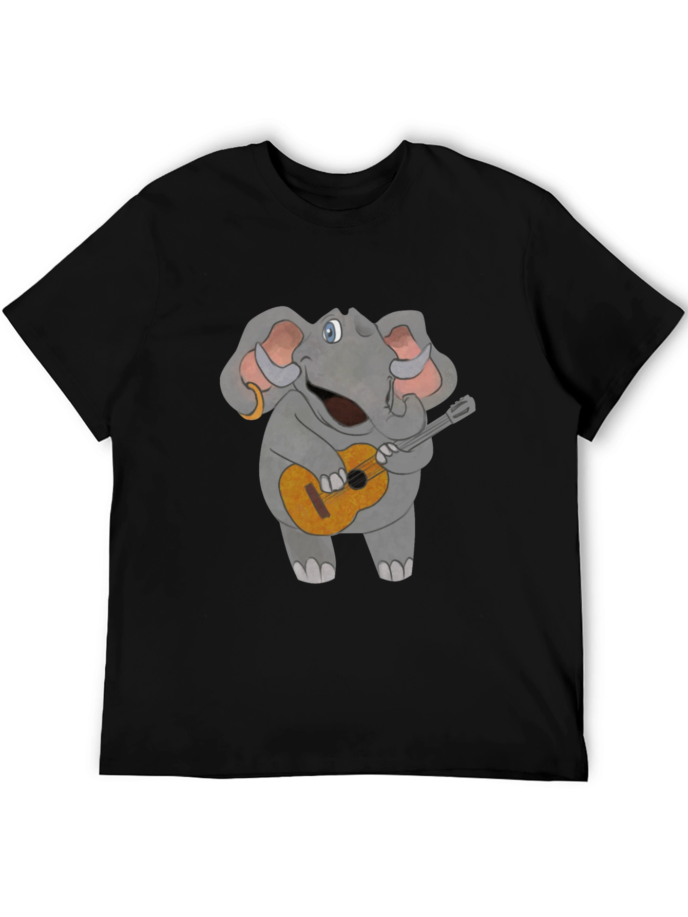Elephant Guitar Player Graphic Tee