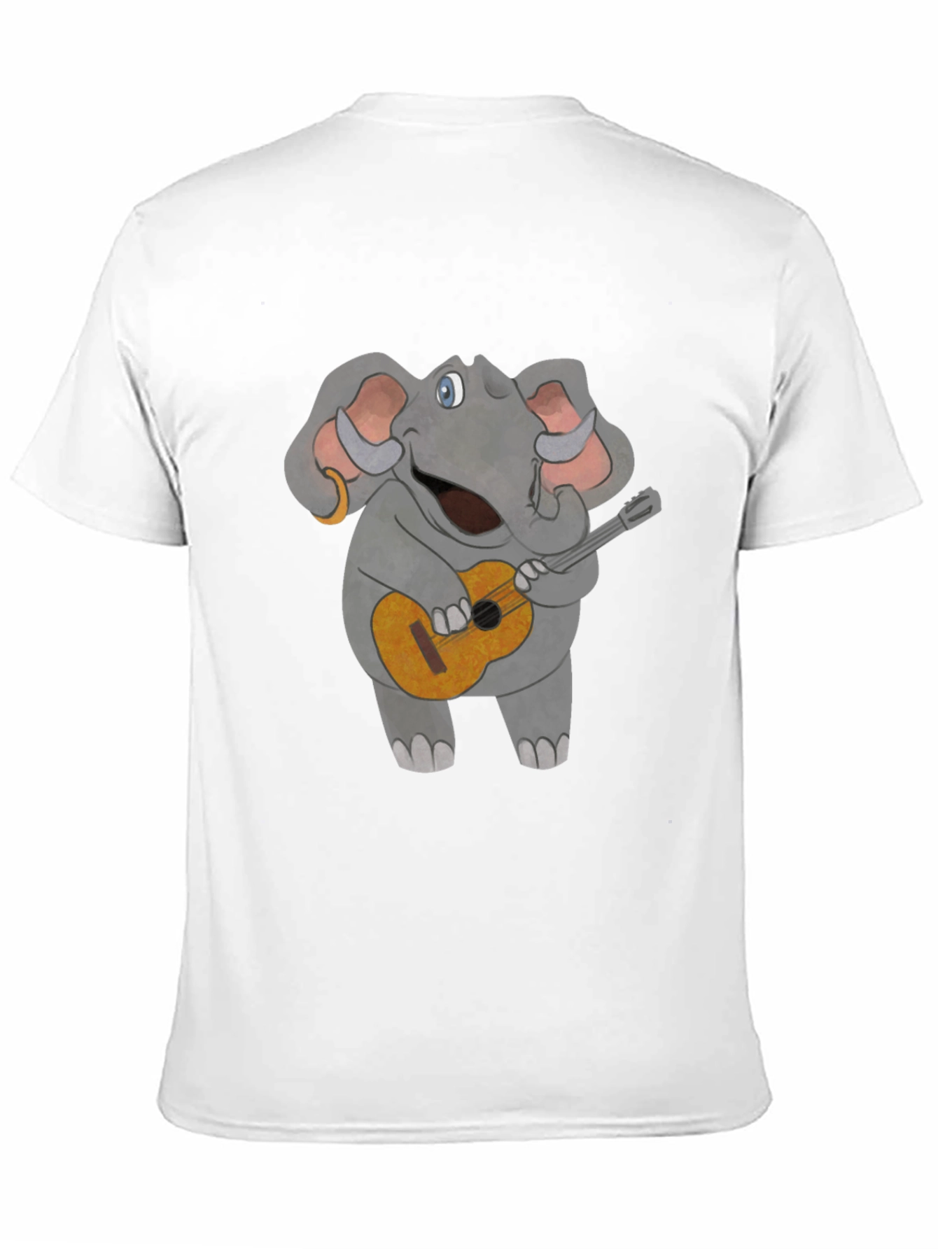 Elephant Guitar Player Graphic Tee