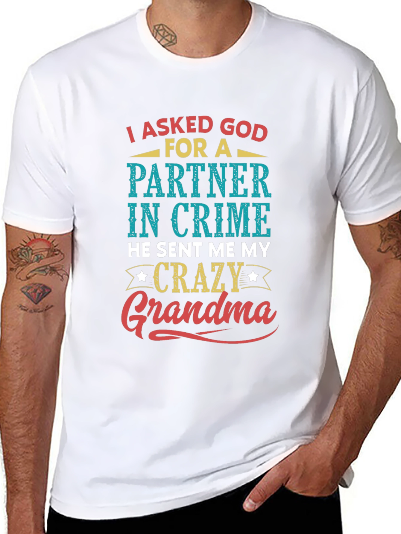 Partner In Crime Crazy Grandma Graphic Tee