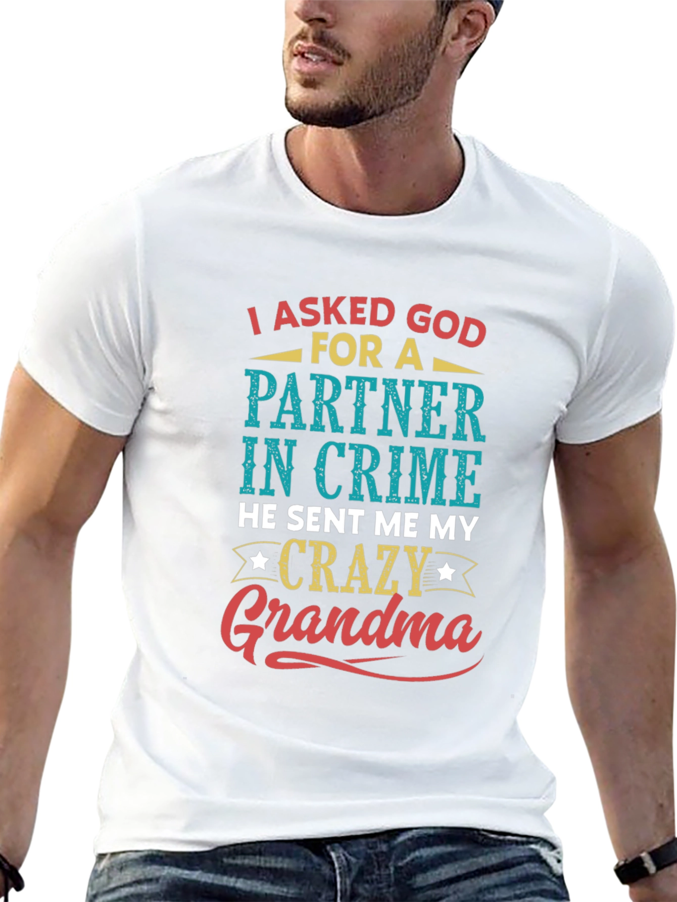 Partner In Crime Crazy Grandma Graphic Tee