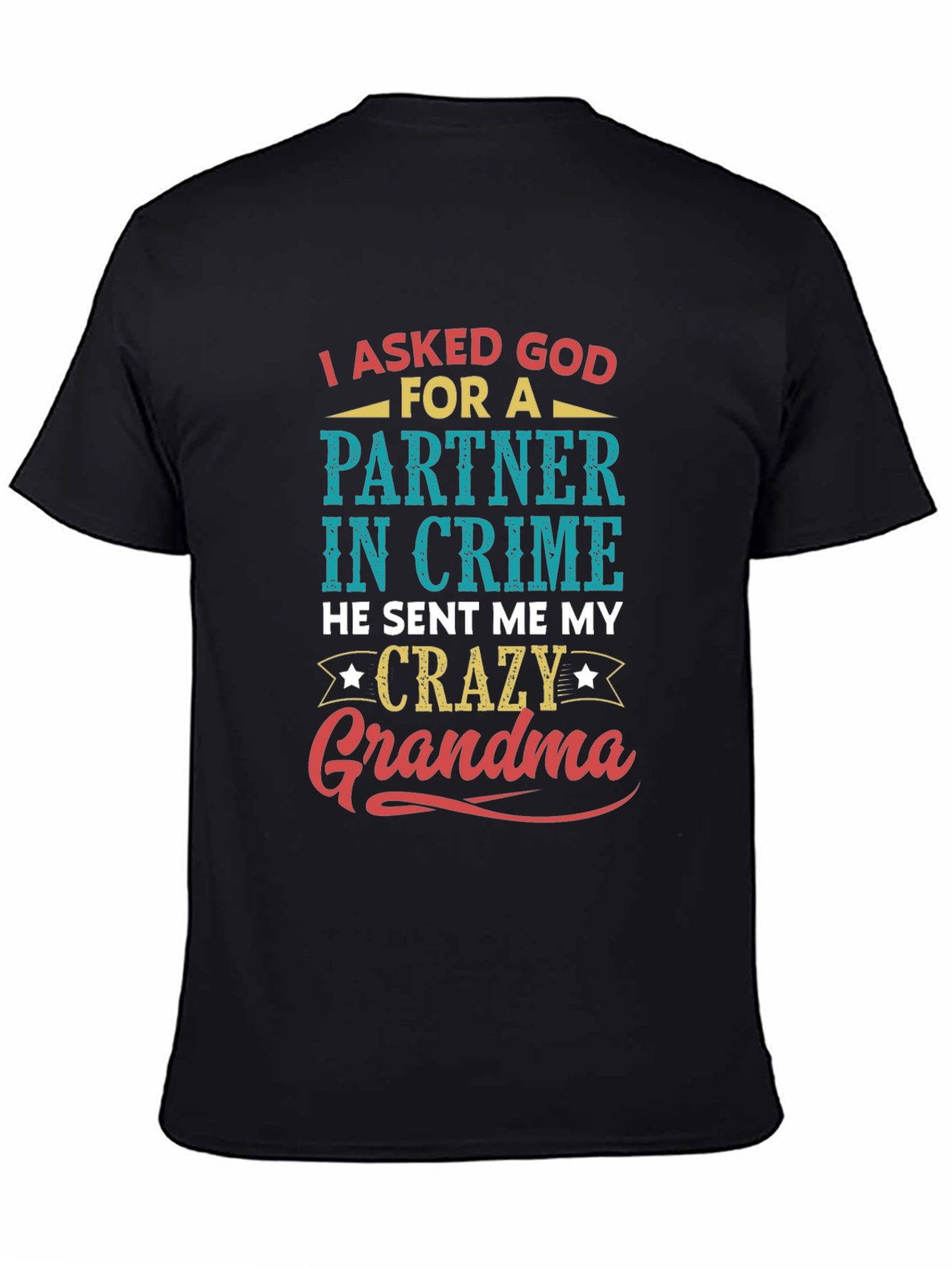 Partner In Crime Crazy Grandma Graphic Tee