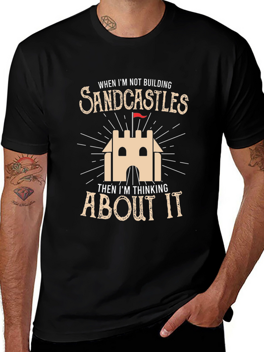 Sandcastle Lover T-Shirt - Building and Dreaming