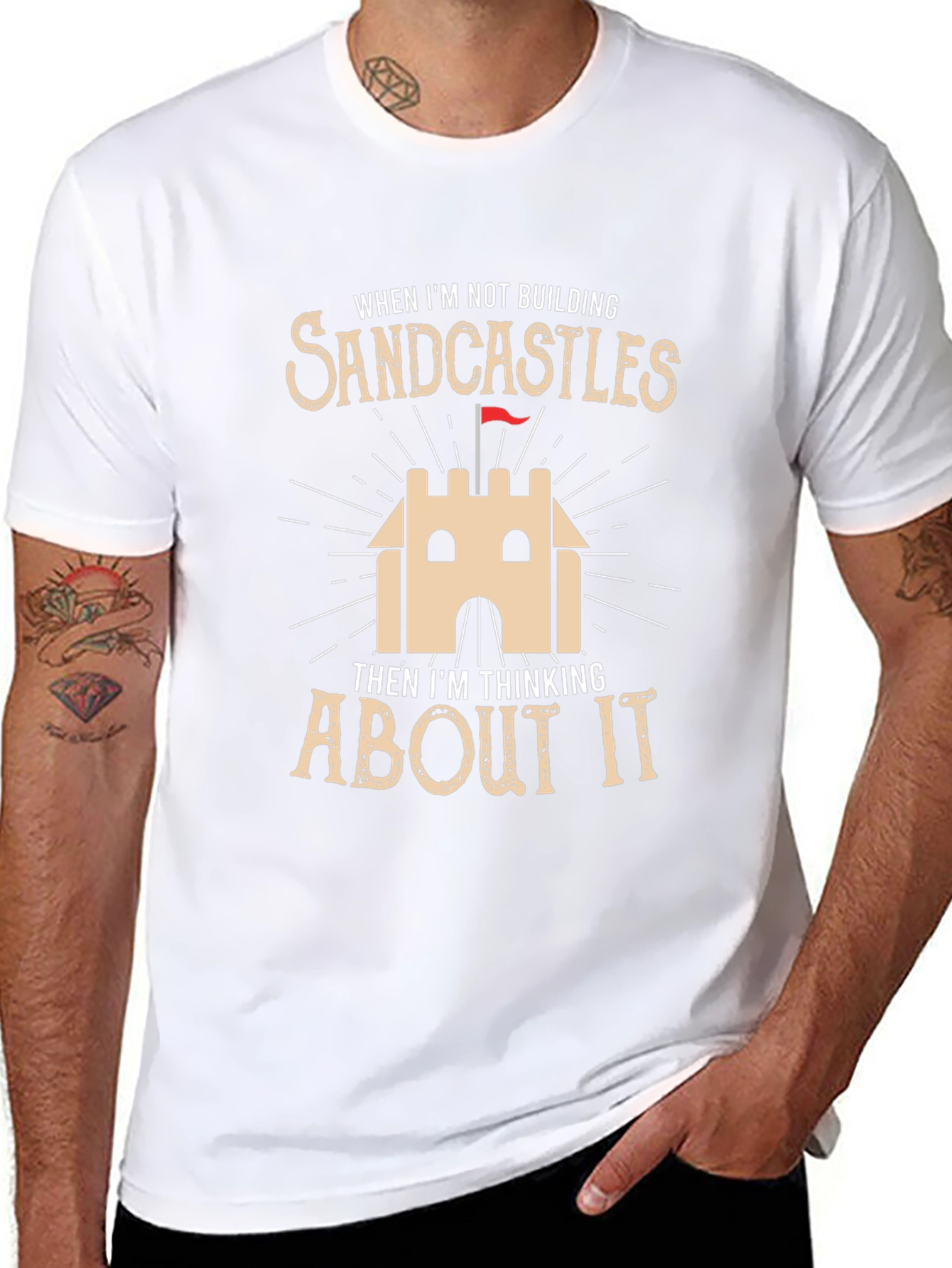 Sandcastle Lover T-Shirt - Building and Dreaming
