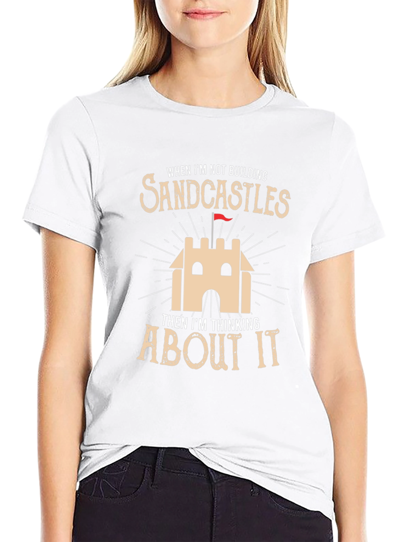Sandcastle Lover T-Shirt - Building and Dreaming