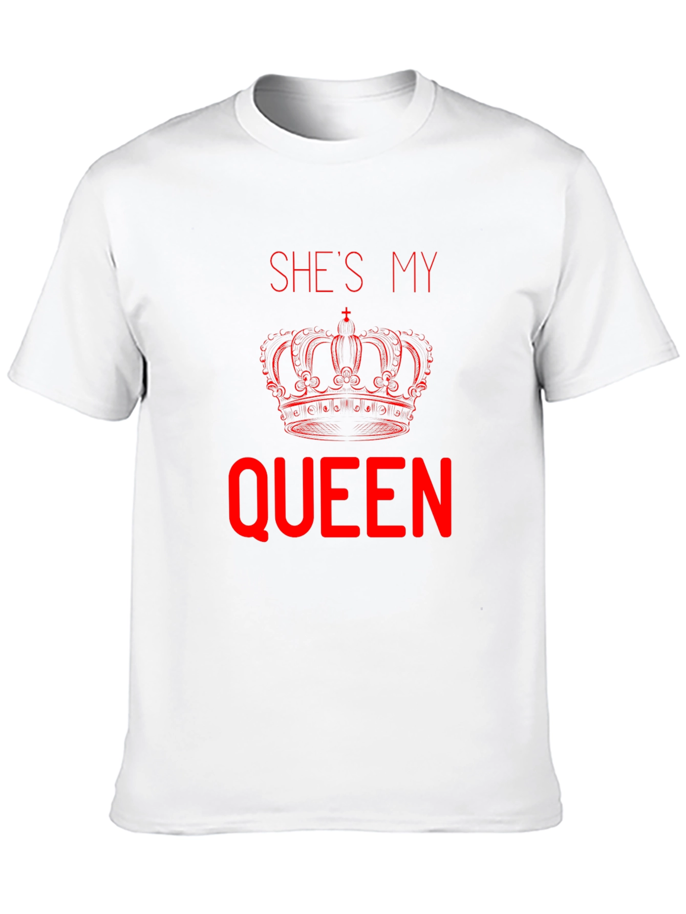 She’s My Queen T-Shirt | Matching Couple Tee | Romantic Love Shirt | Gift for Couples | Free Shipping $50+