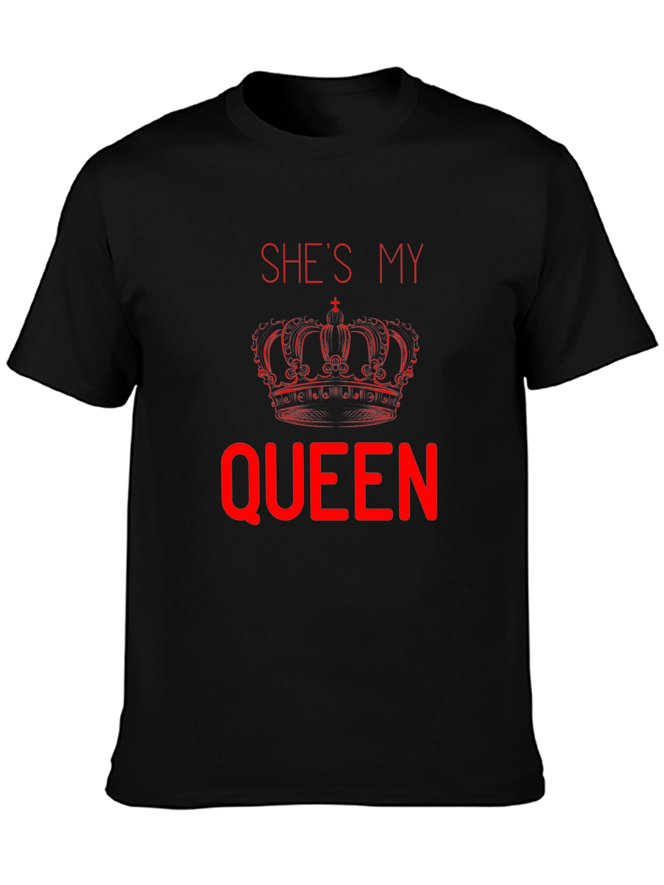 She’s My Queen T-Shirt | Matching Couple Tee | Romantic Love Shirt | Gift for Couples | Free Shipping $50+