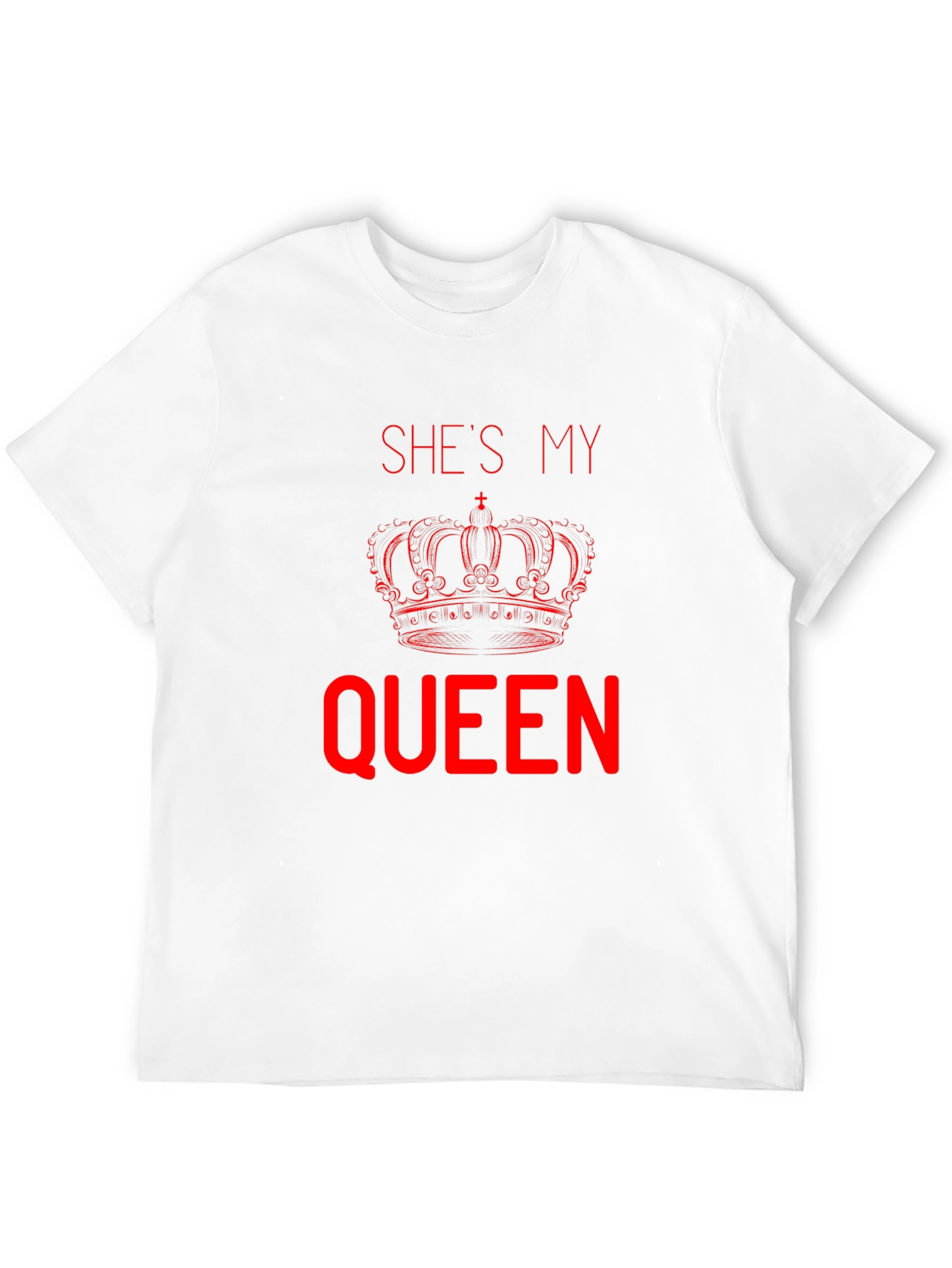 She’s My Queen T-Shirt | Matching Couple Tee | Romantic Love Shirt | Gift for Couples | Free Shipping $50+
