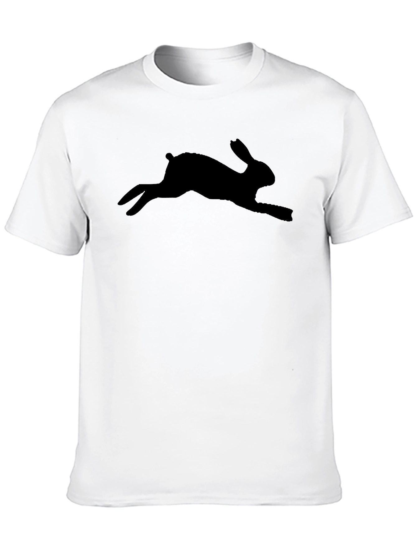 Black Rabbit Graphic Tee - Casual Comfort