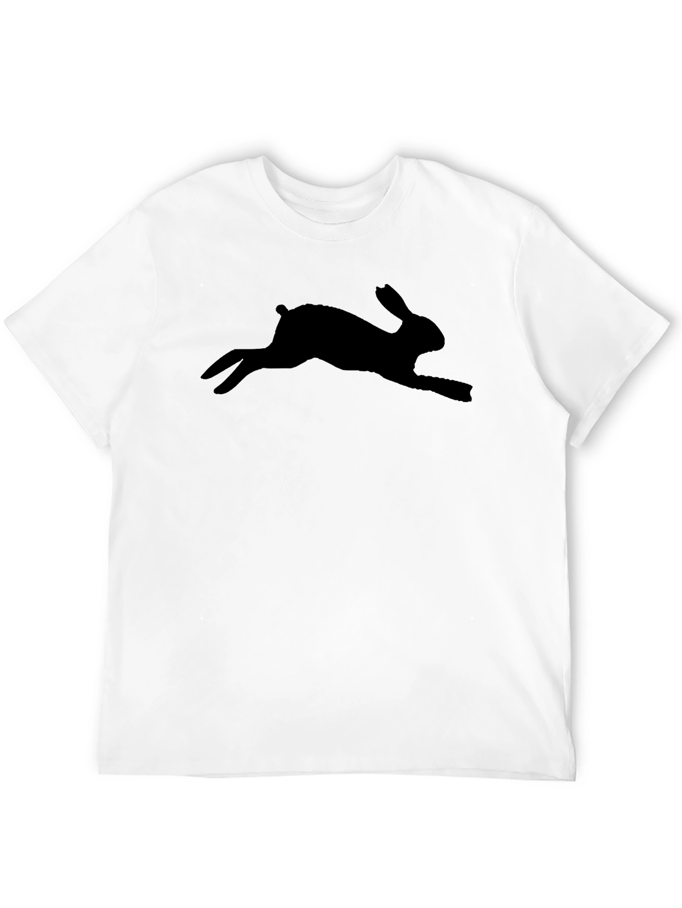 Black Rabbit Graphic Tee - Casual Comfort