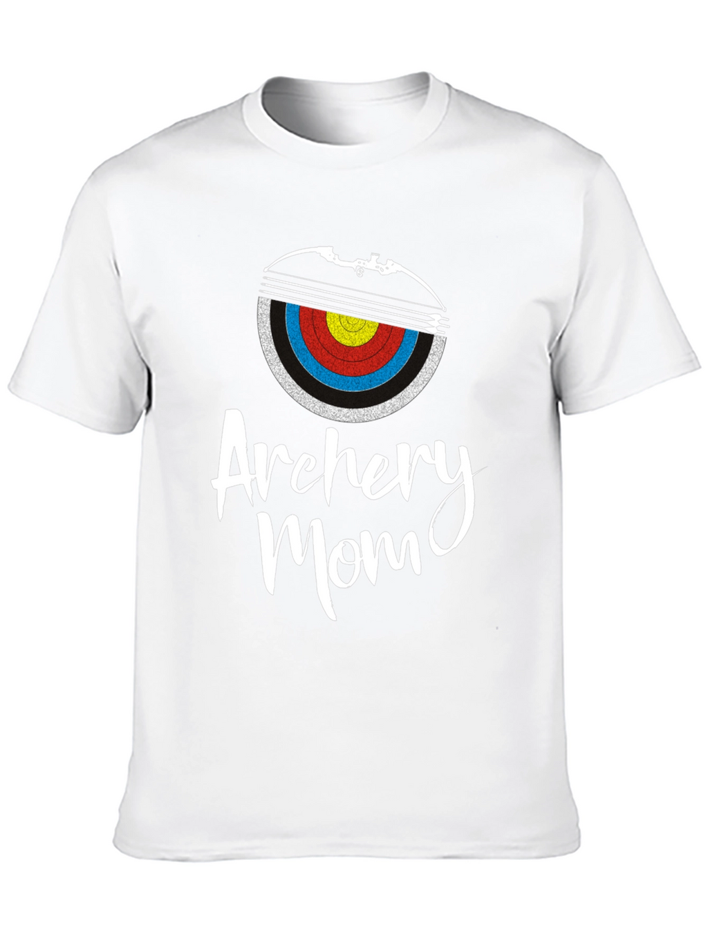 Archery Mom Graphic Tee - Black Cotton T-Shirt