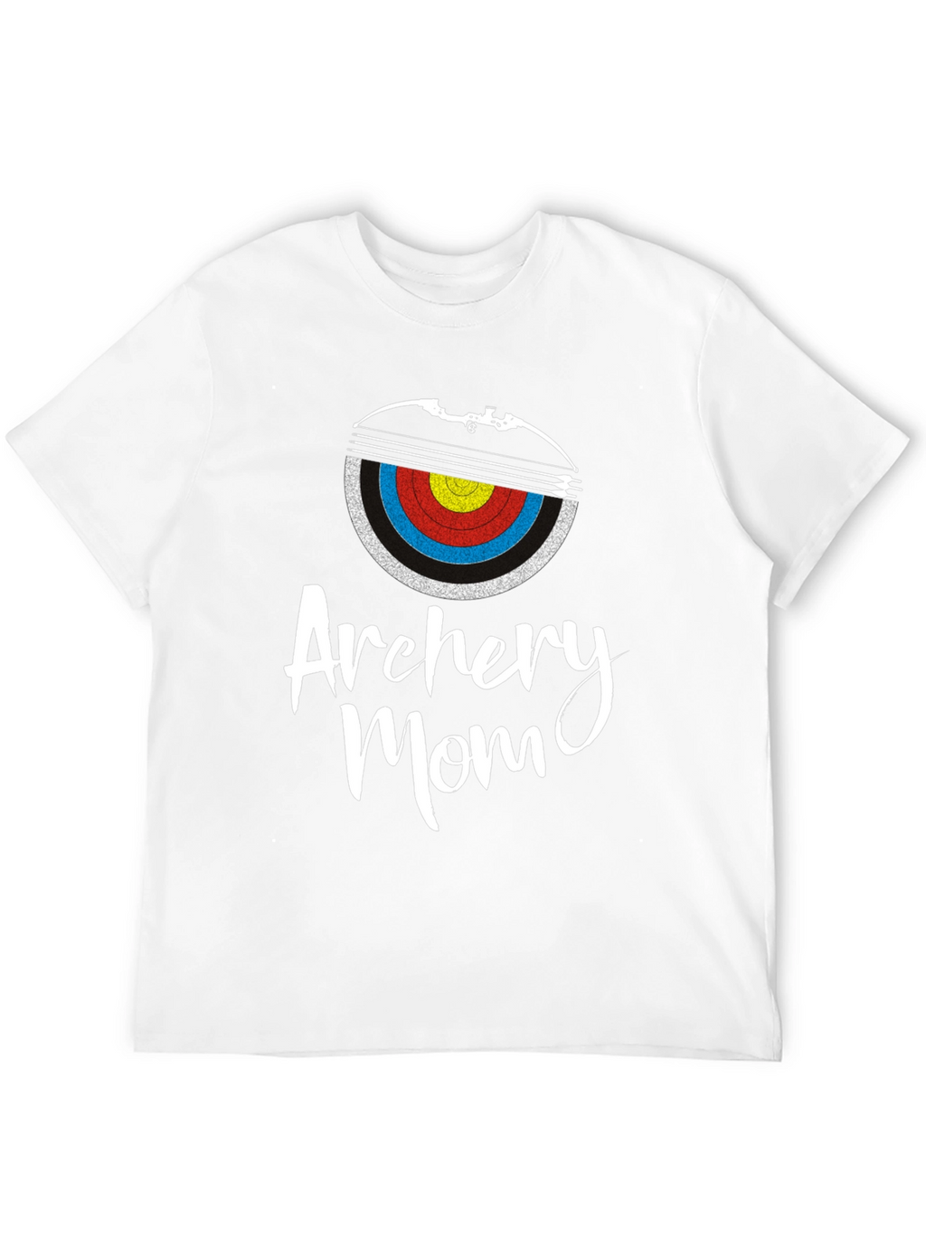 Archery Mom Graphic Tee - Black Cotton T-Shirt