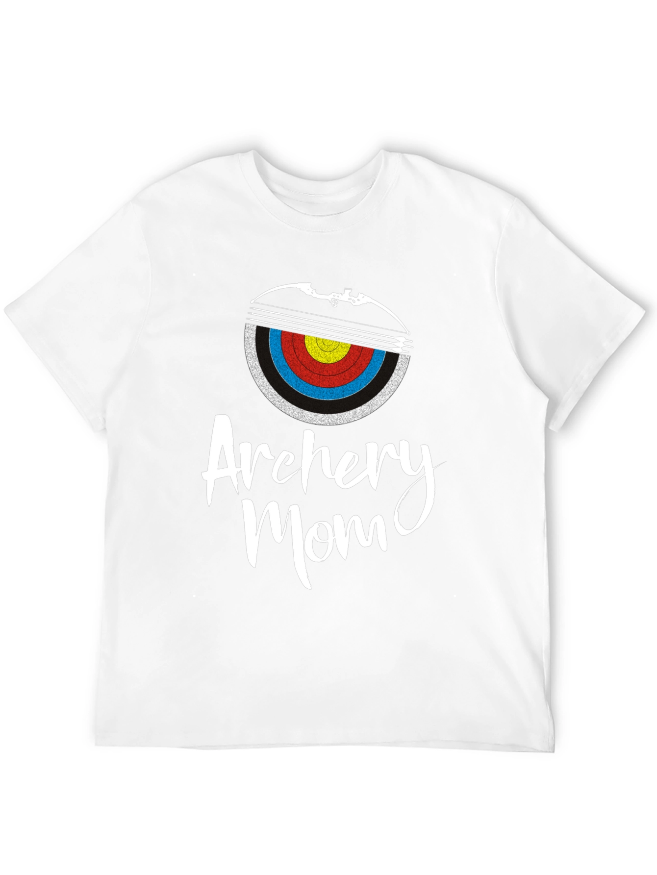 Archery Mom Graphic Tee - Black Cotton T-Shirt