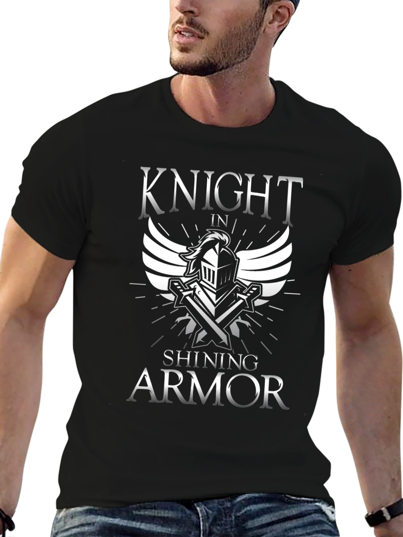 Knight in Shining Armor Graphic T-Shirt