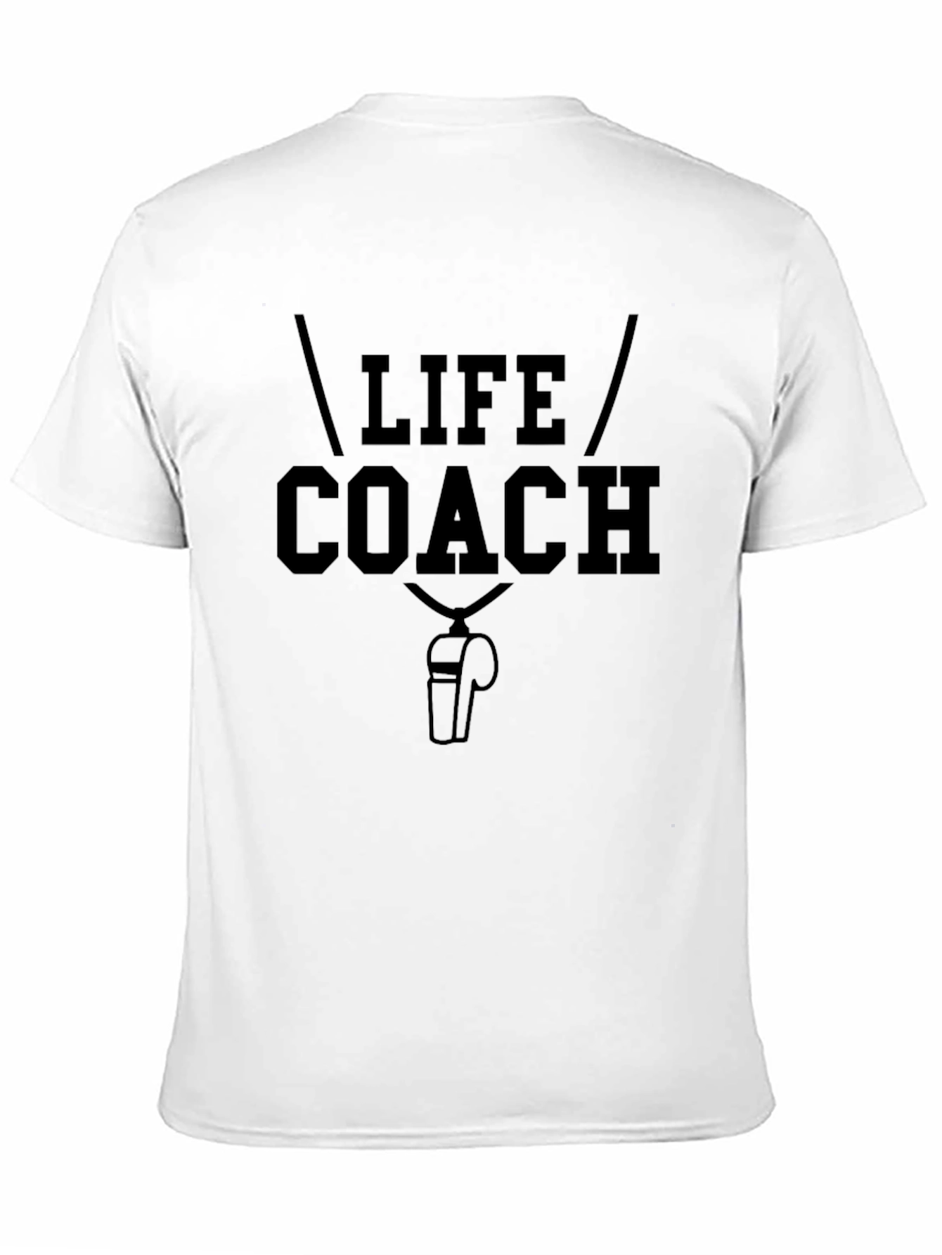 Life Coach Graphic T-Shirt - Black Crew Neck