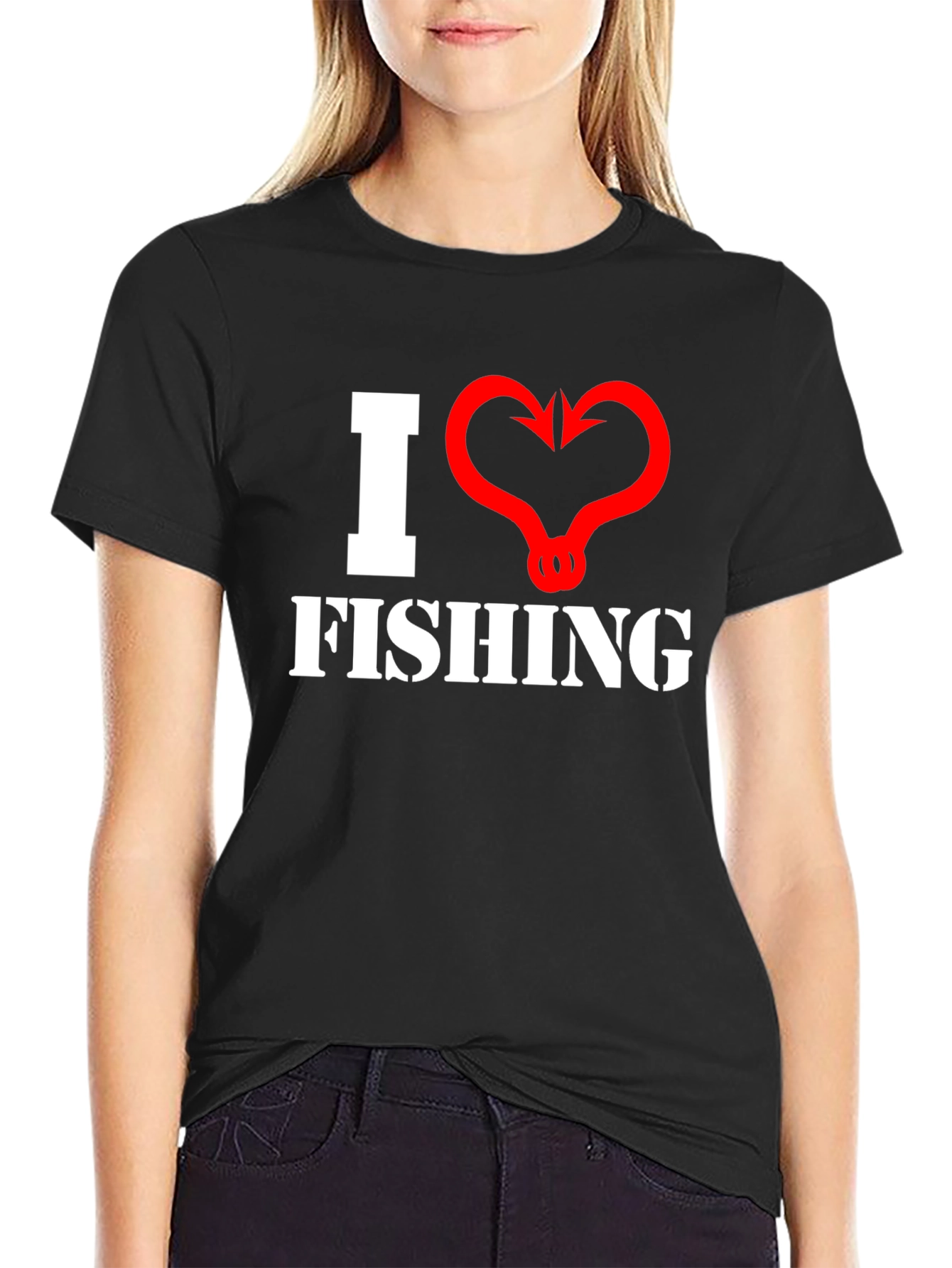 I Heart Fishing Graphic T-Shirt - Angler Tee