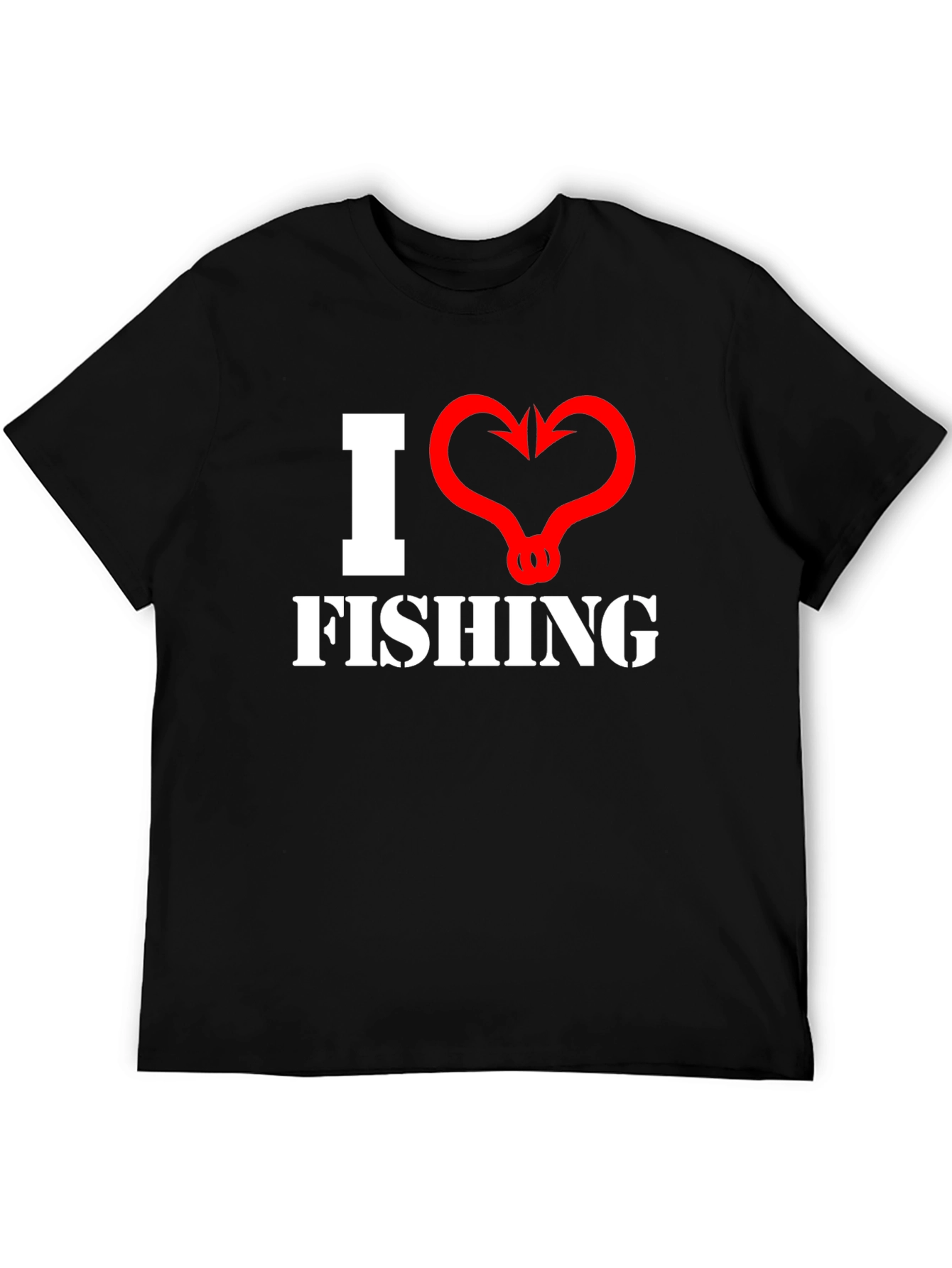 I Heart Fishing Graphic T-Shirt - Angler Tee