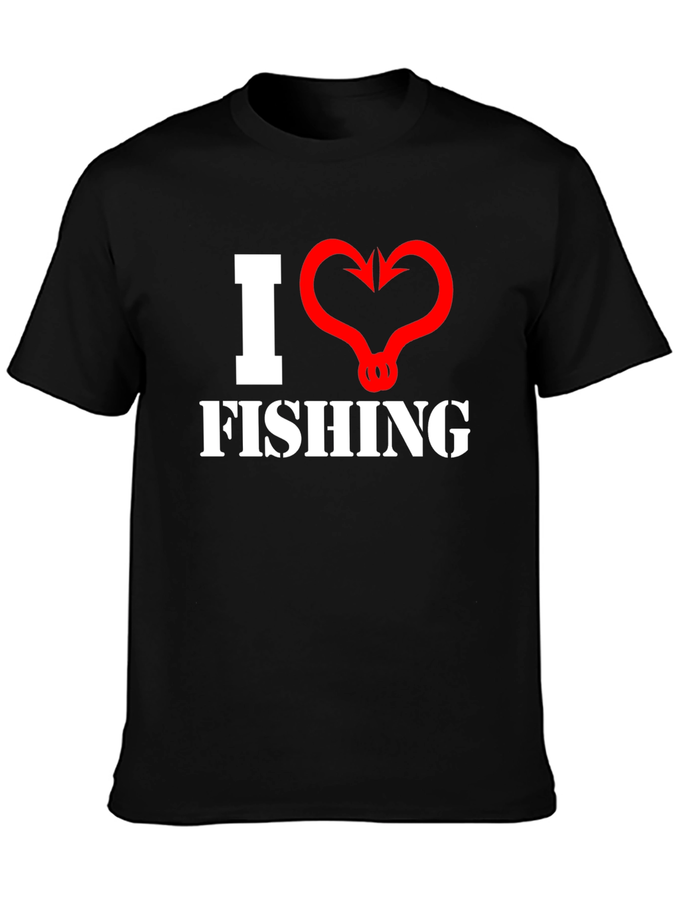 I Heart Fishing Graphic T-Shirt - Angler Tee