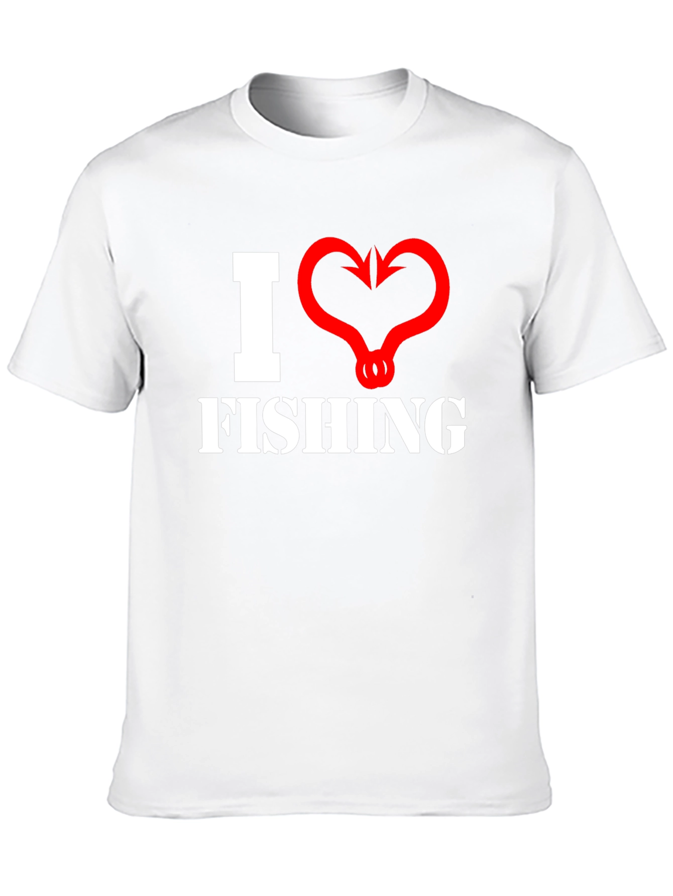 I Heart Fishing Graphic T-Shirt - Angler Tee