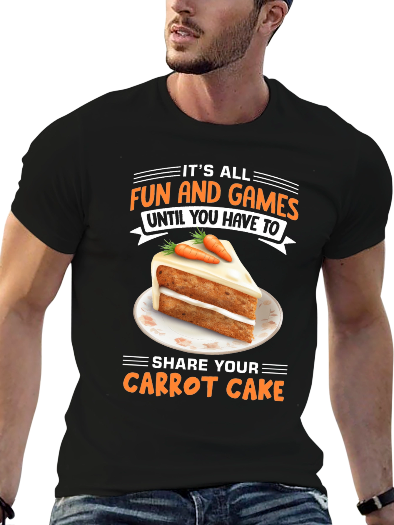 Fun and Games Carrot Cake T-Shirt