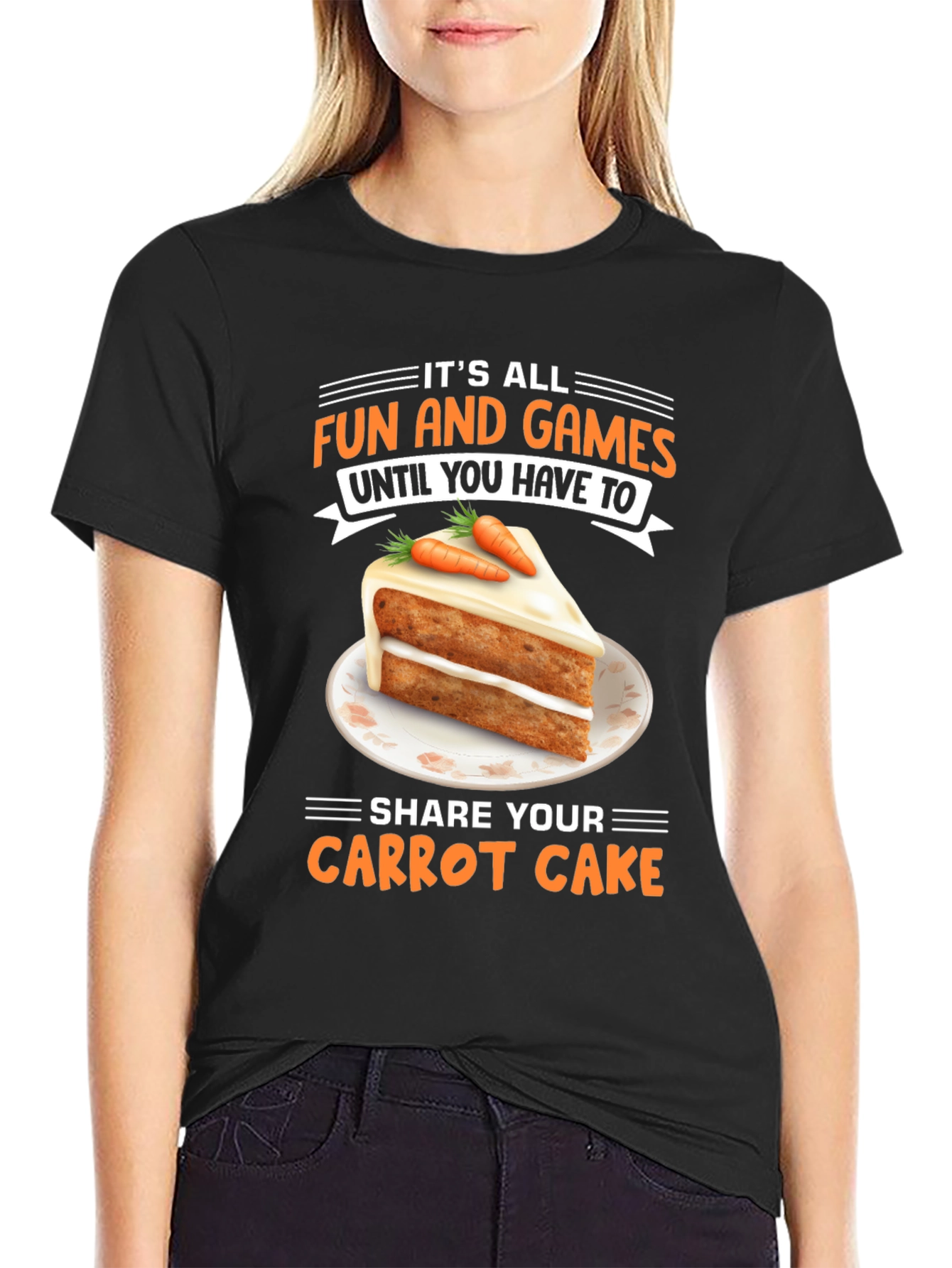 Fun and Games Carrot Cake T-Shirt