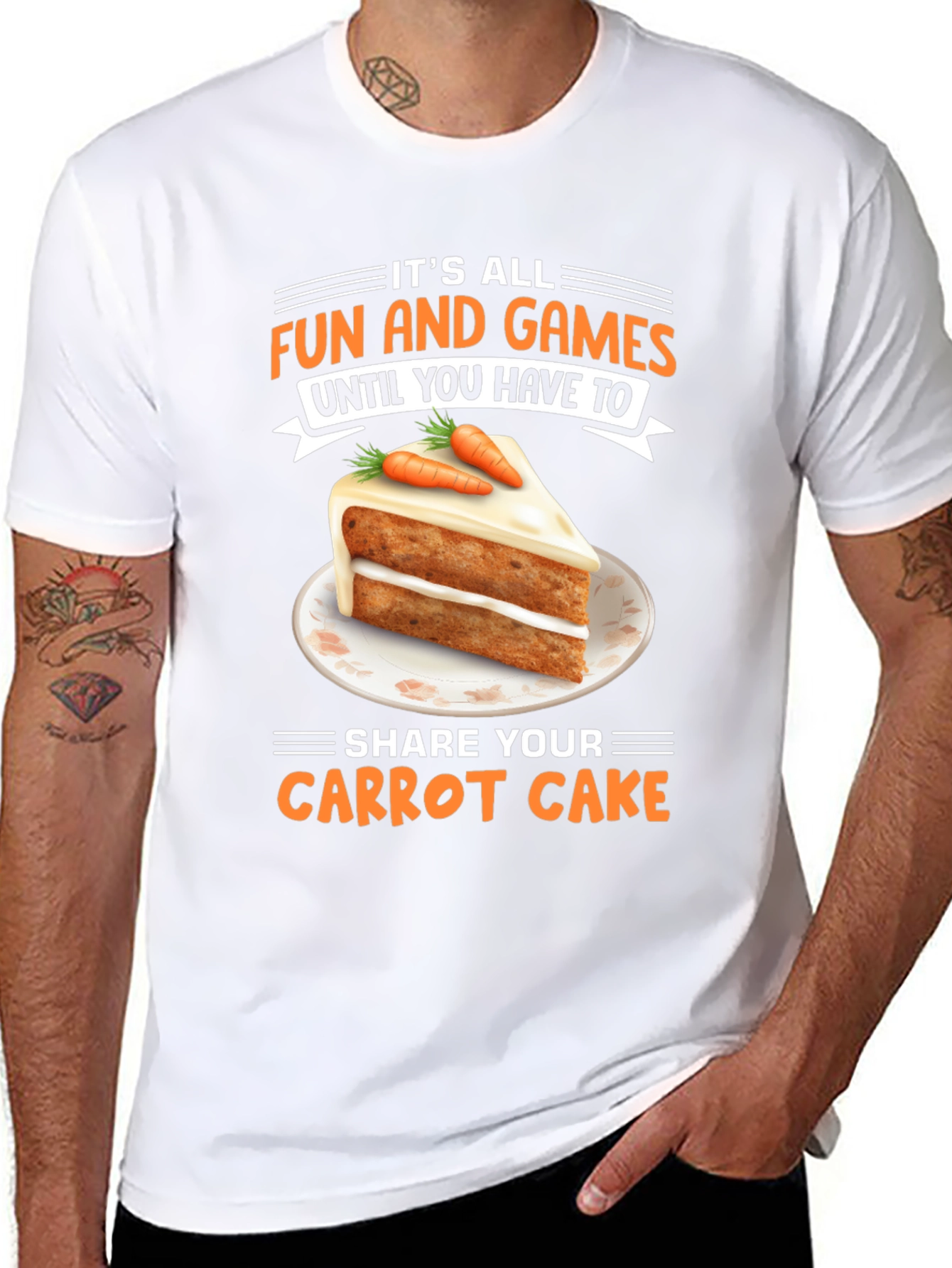Fun and Games Carrot Cake T-Shirt