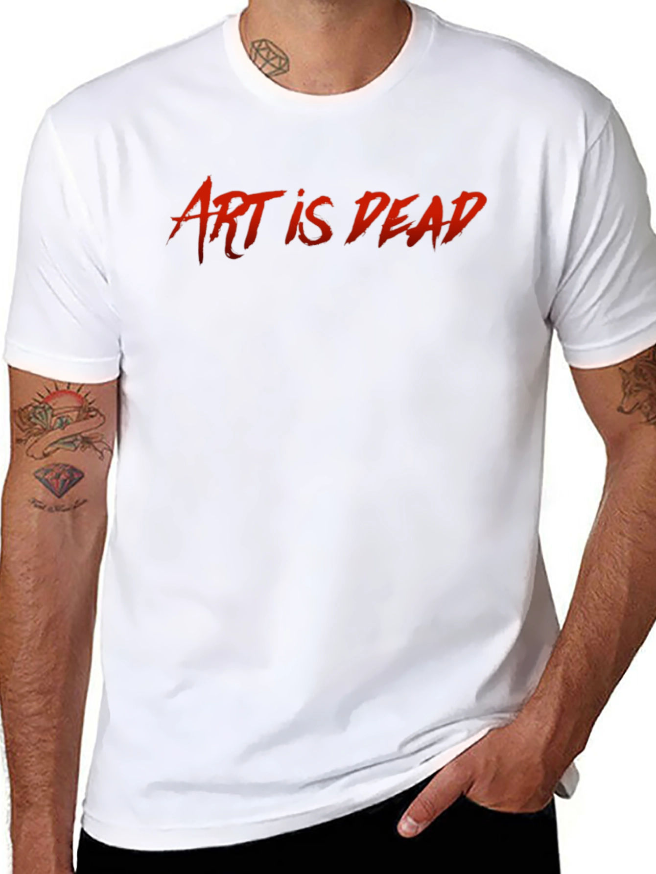 Art Is Dead Graphic Tee - Bold Statement T-Shirt