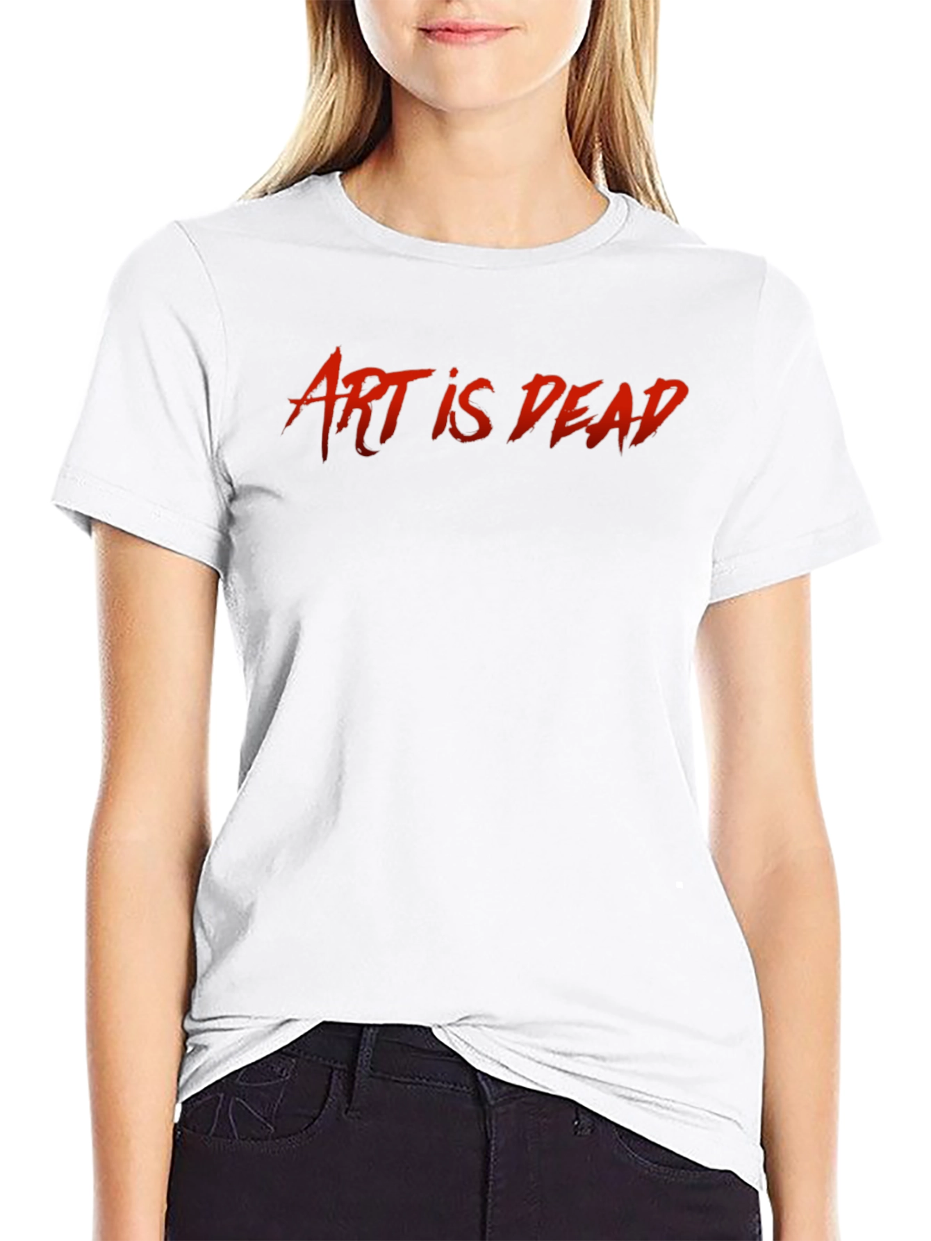 Art Is Dead Graphic Tee - Bold Statement T-Shirt