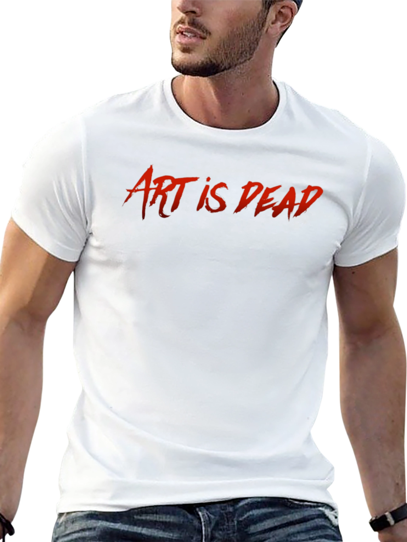 Art Is Dead Graphic Tee - Bold Statement T-Shirt