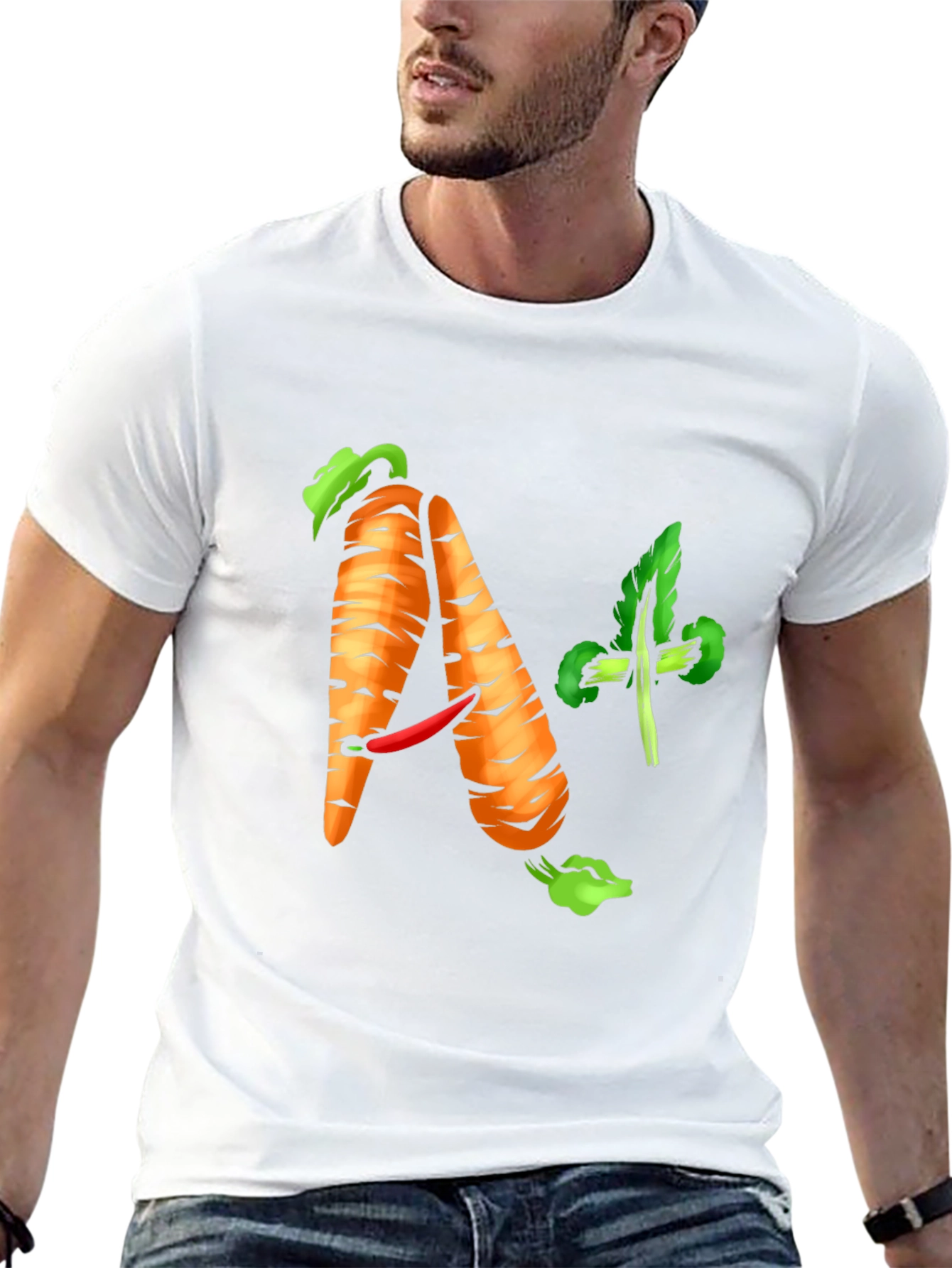 A+ Carrot Tee - Healthy & Funny Shirt