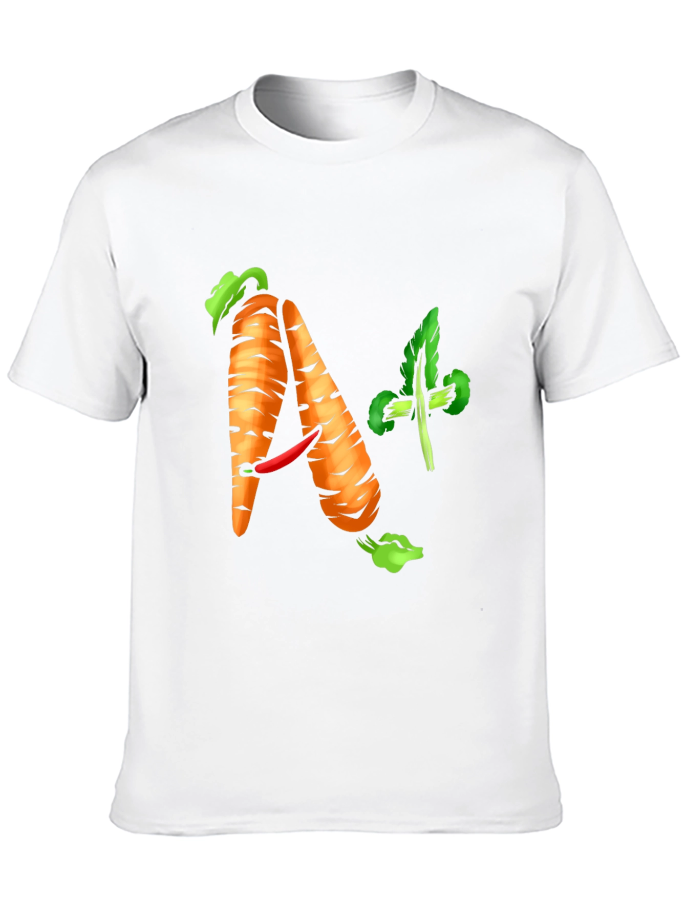 A+ Carrot Tee - Healthy & Funny Shirt
