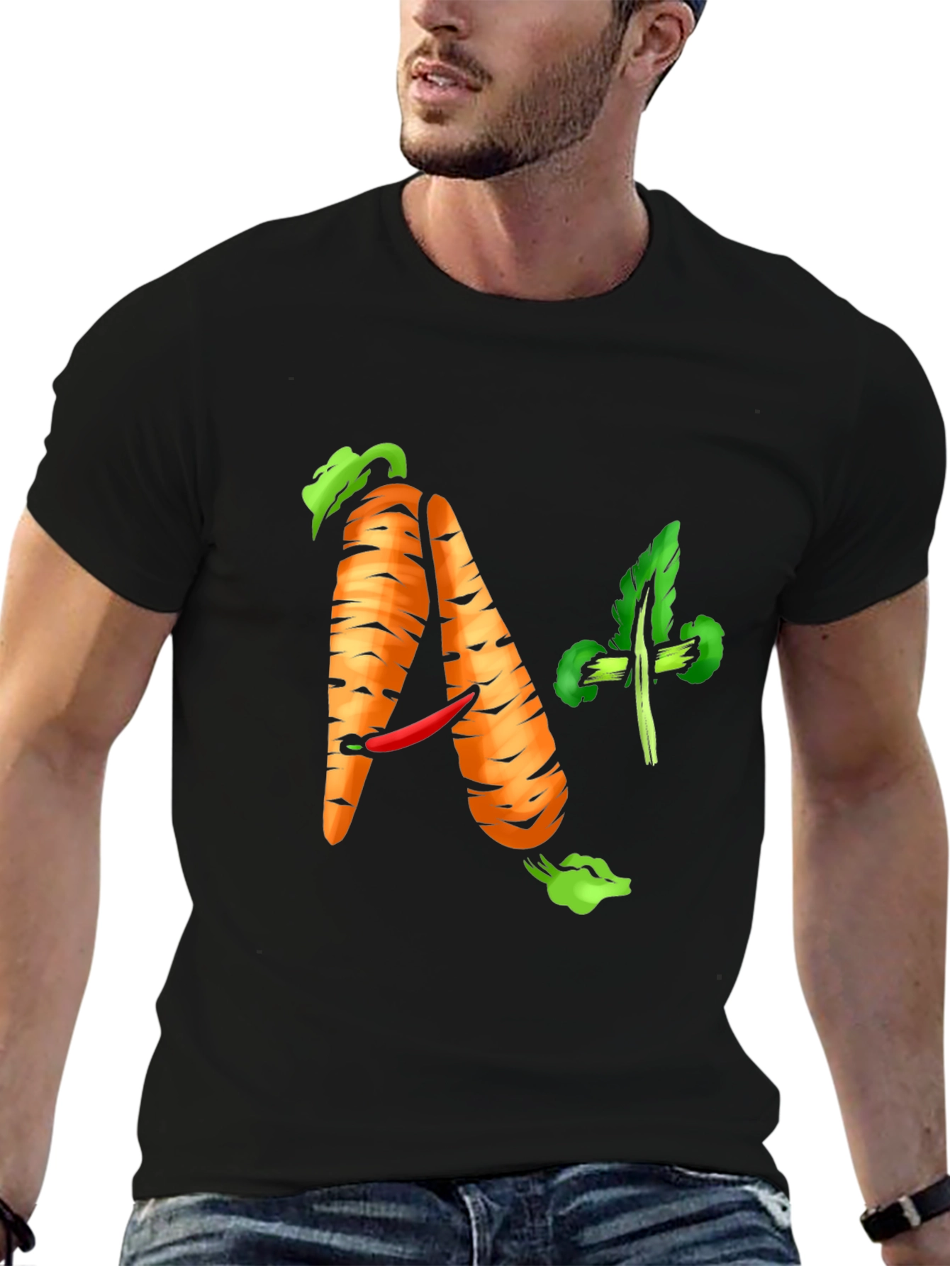 A+ Carrot Tee - Healthy & Funny Shirt
