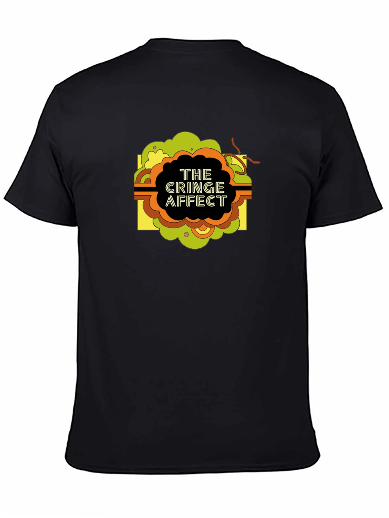 The Cringe Affect Graphic T-Shirt - Black