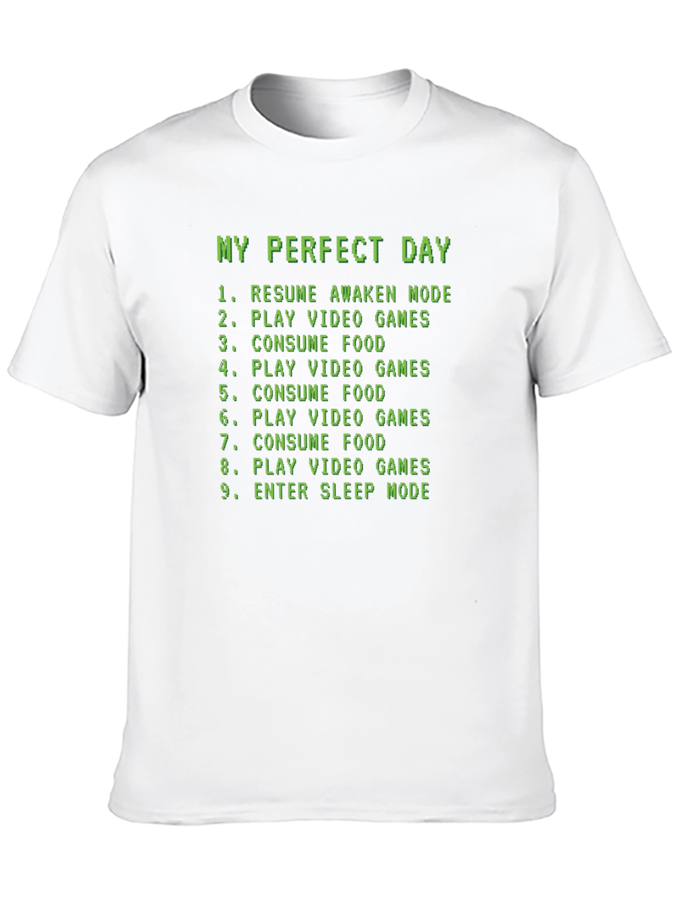 Gamers Perfect Day T-Shirt - Eat Sleep Game