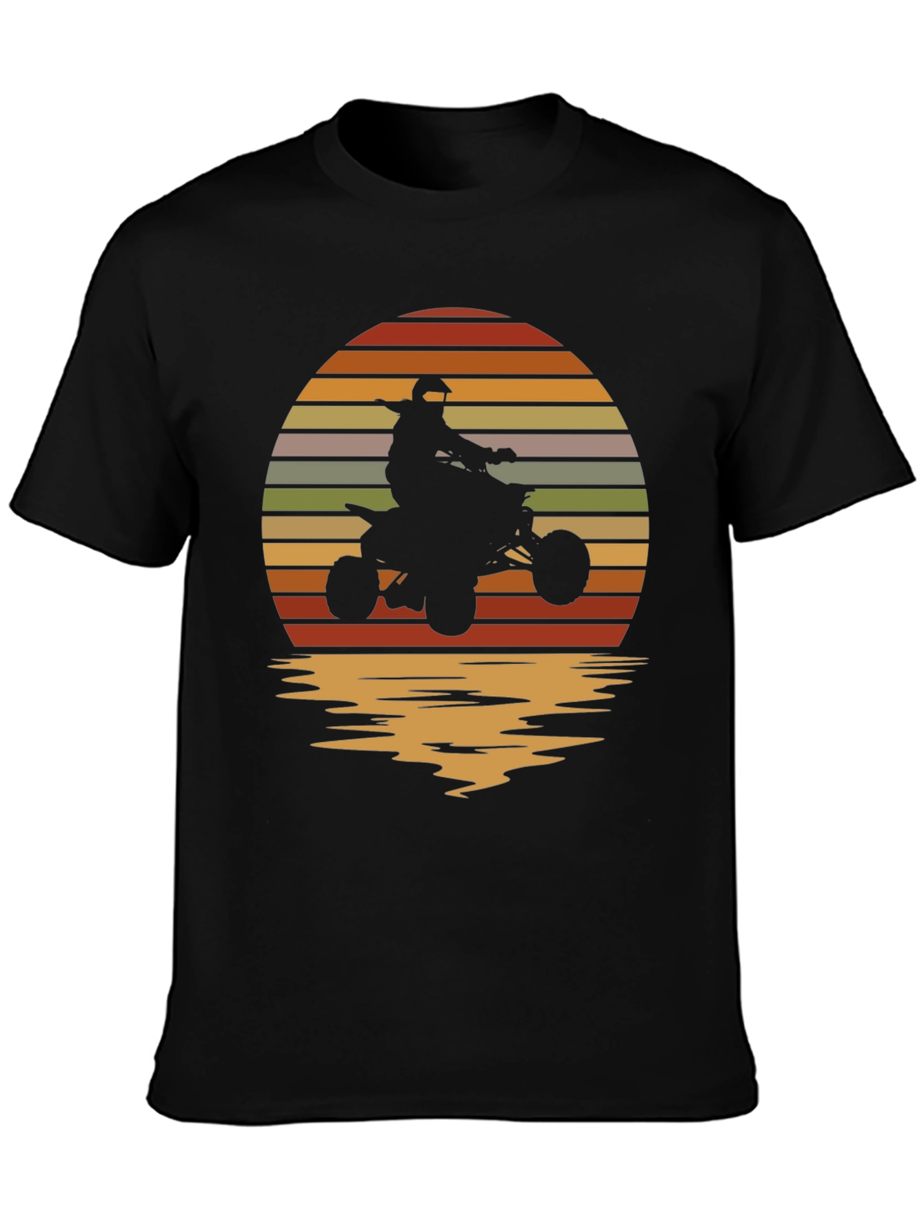 Retro ATV Sunset T-Shirt | Off-Road Adventure Tee | Vintage ATV Graphic Shirt | Gift for Offroad Lovers | Free Shipping $50+
