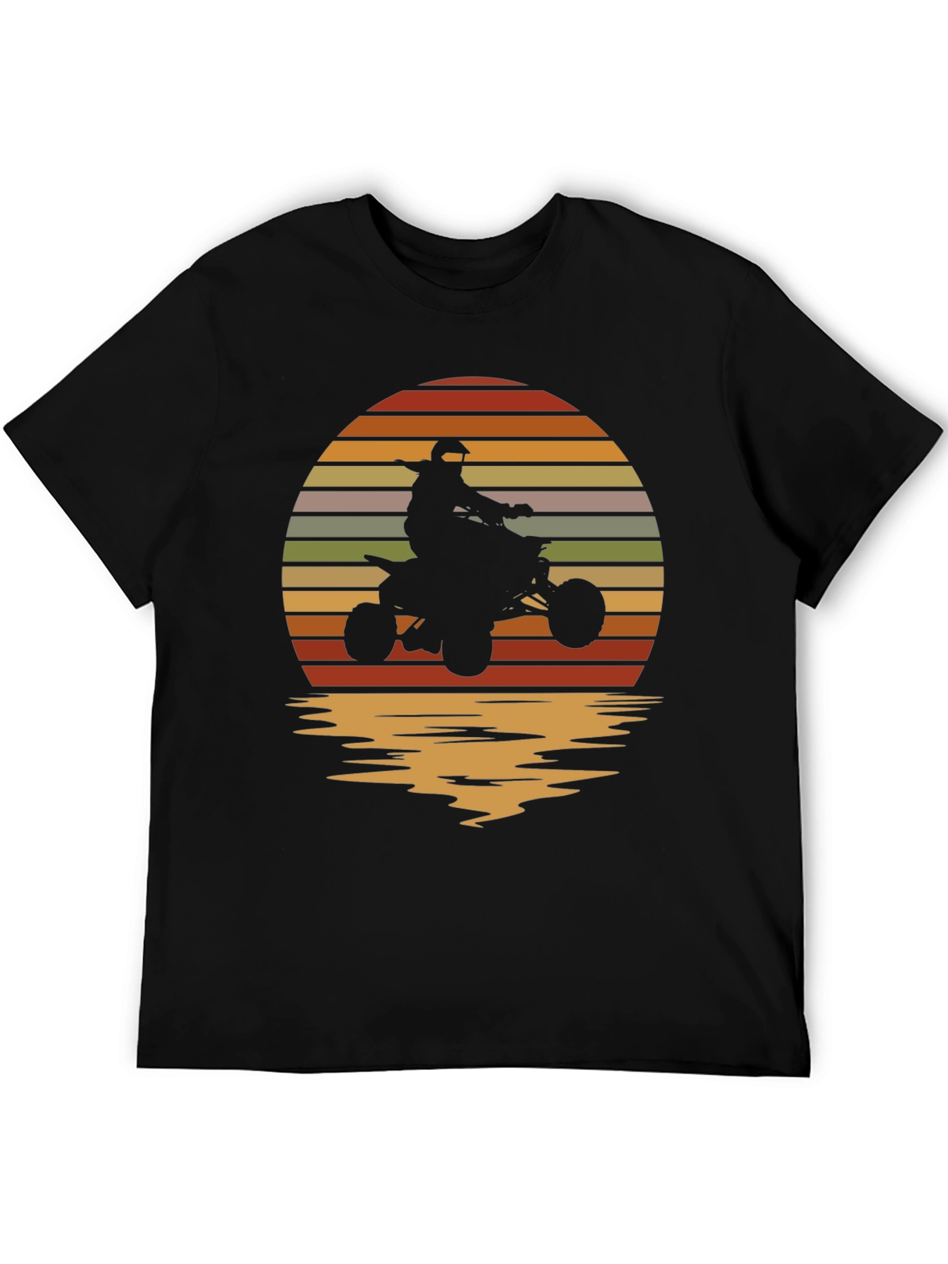 Retro ATV Sunset T-Shirt | Off-Road Adventure Tee | Vintage ATV Graphic Shirt | Gift for Offroad Lovers | Free Shipping $50+
