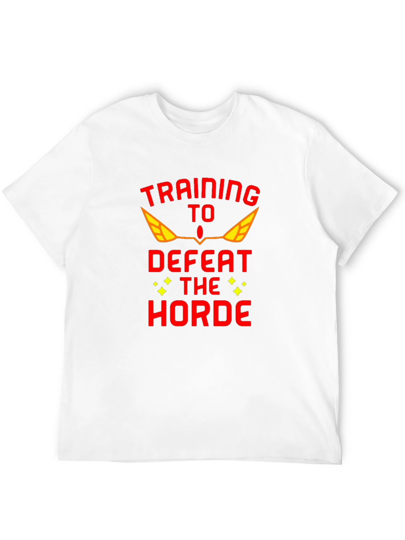 Training to Defeat the Horde Black T-Shirt