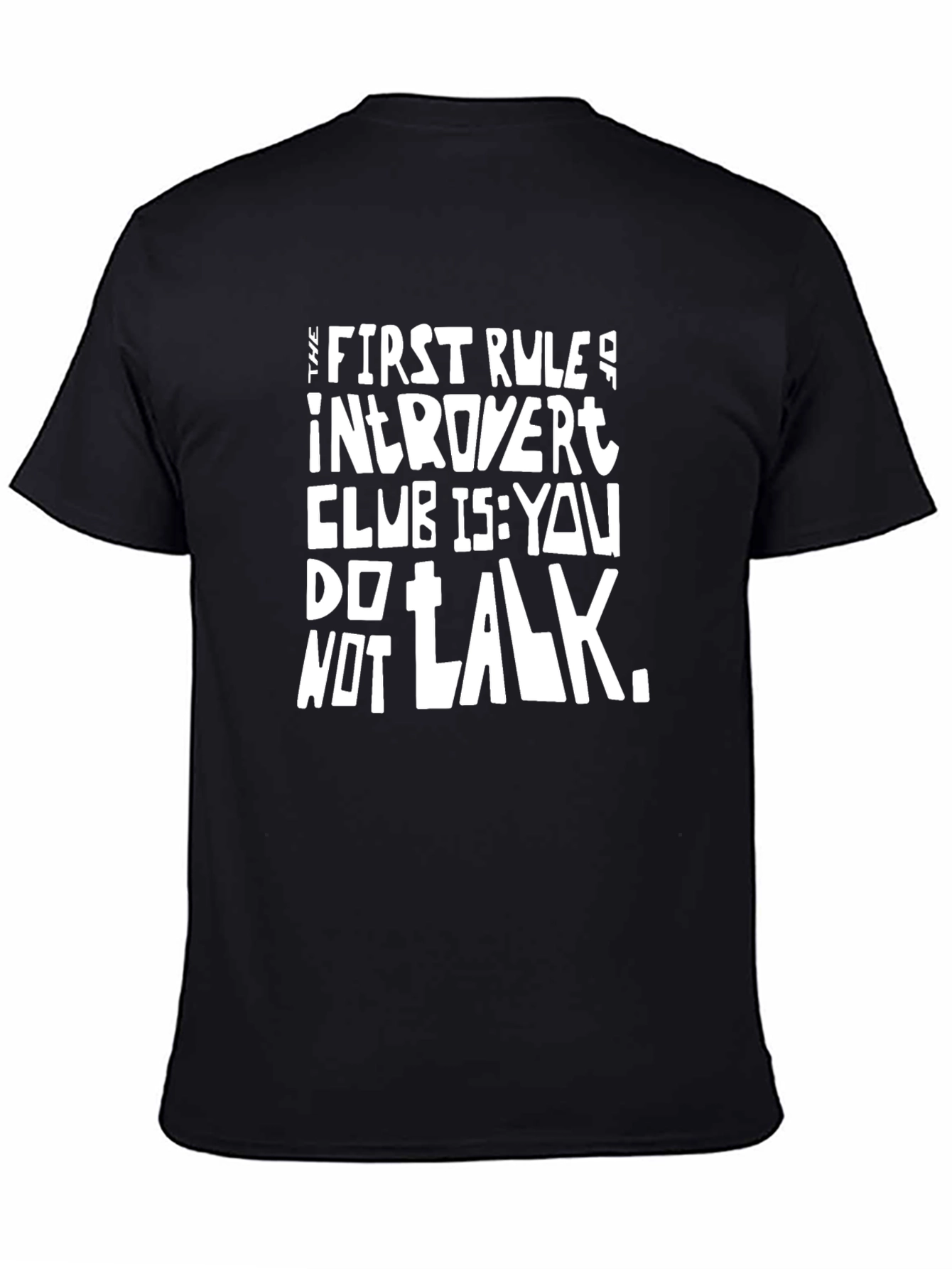 Introvert Club Rule T-Shirt - Funny Graphic Tee