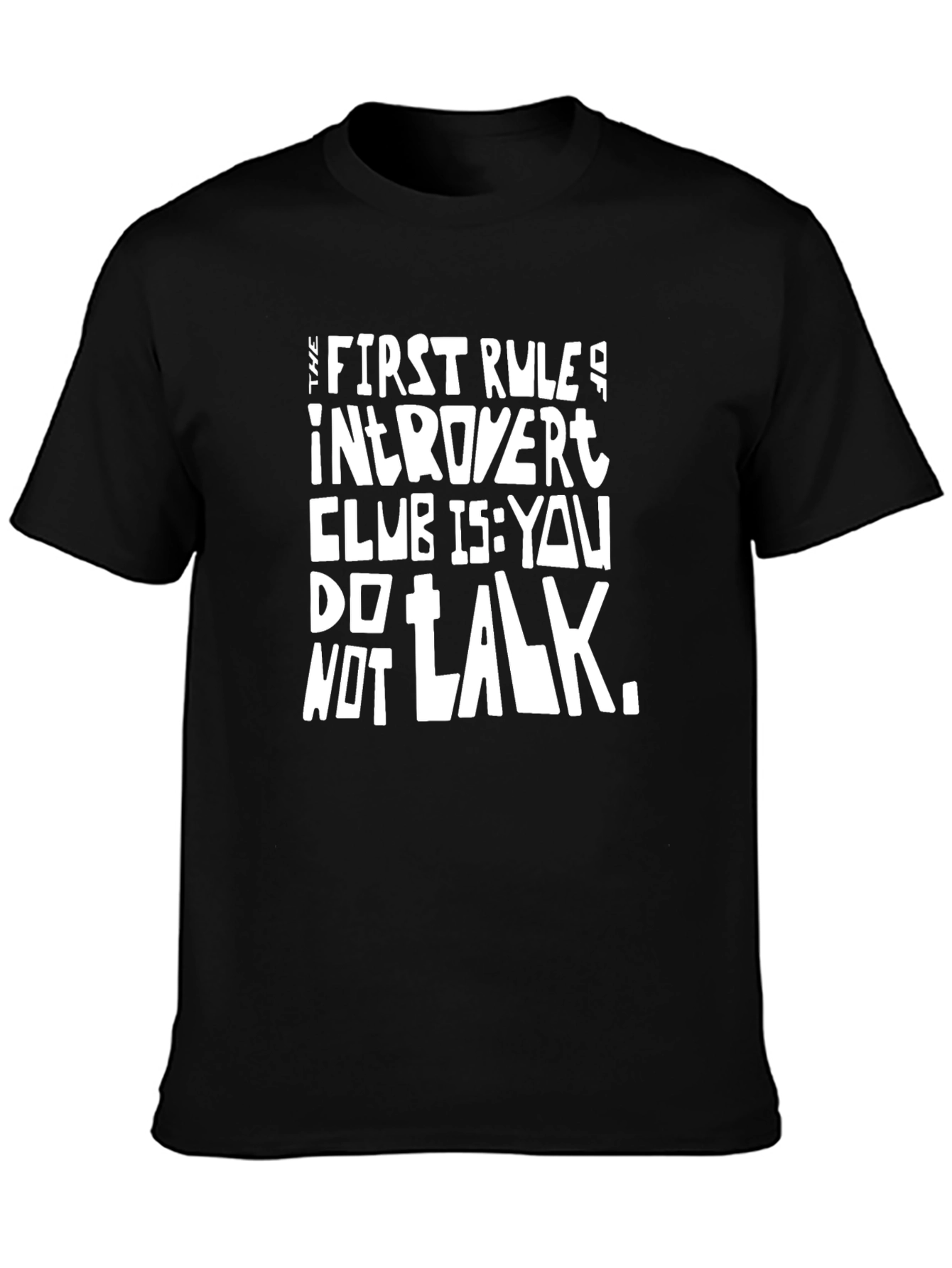 Introvert Club Rule T-Shirt - Funny Graphic Tee