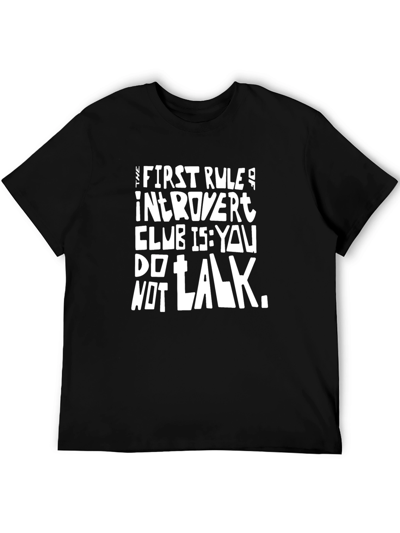 Introvert Club Rule T-Shirt - Funny Graphic Tee