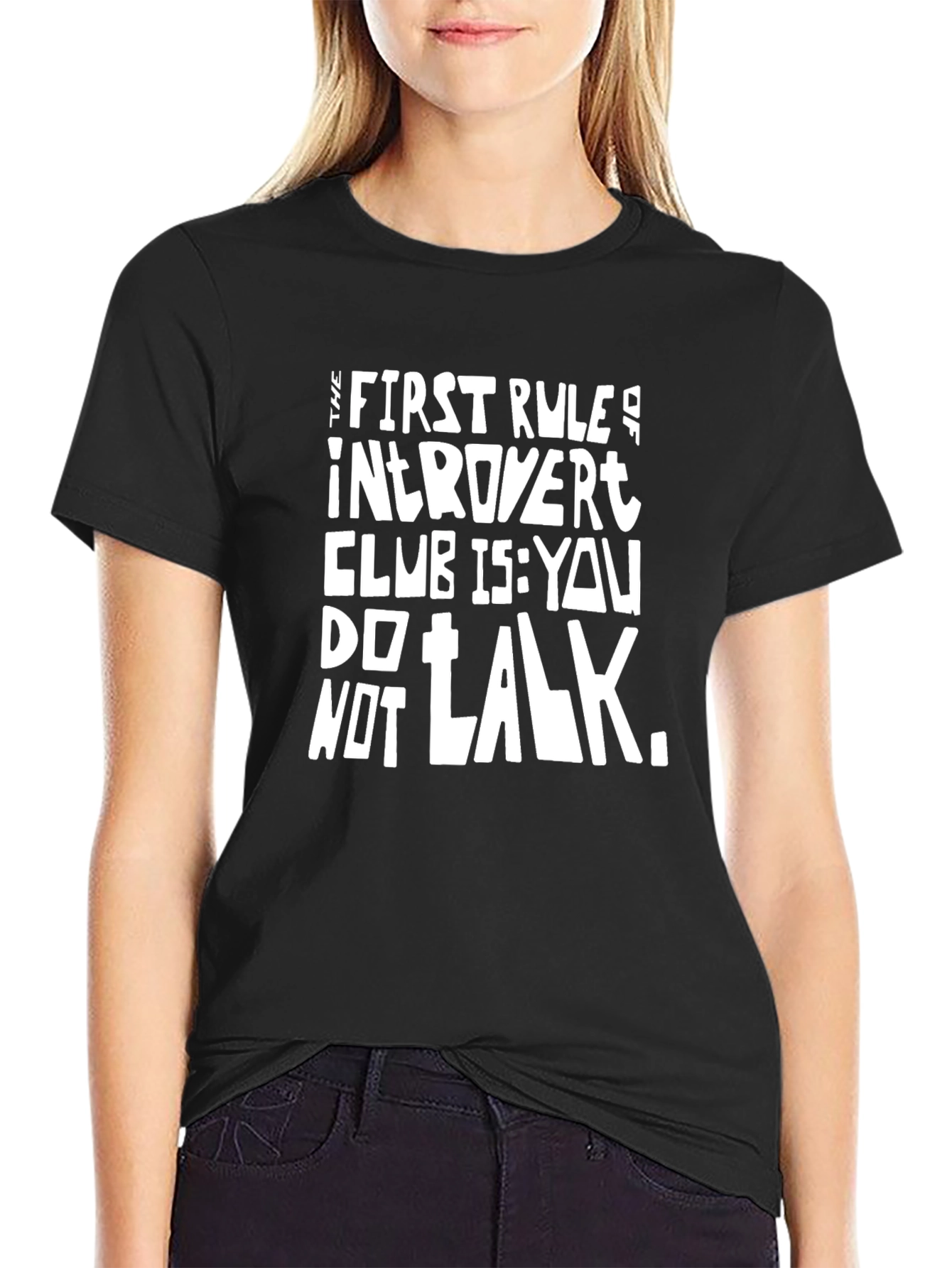 Introvert Club Rule T-Shirt - Funny Graphic Tee