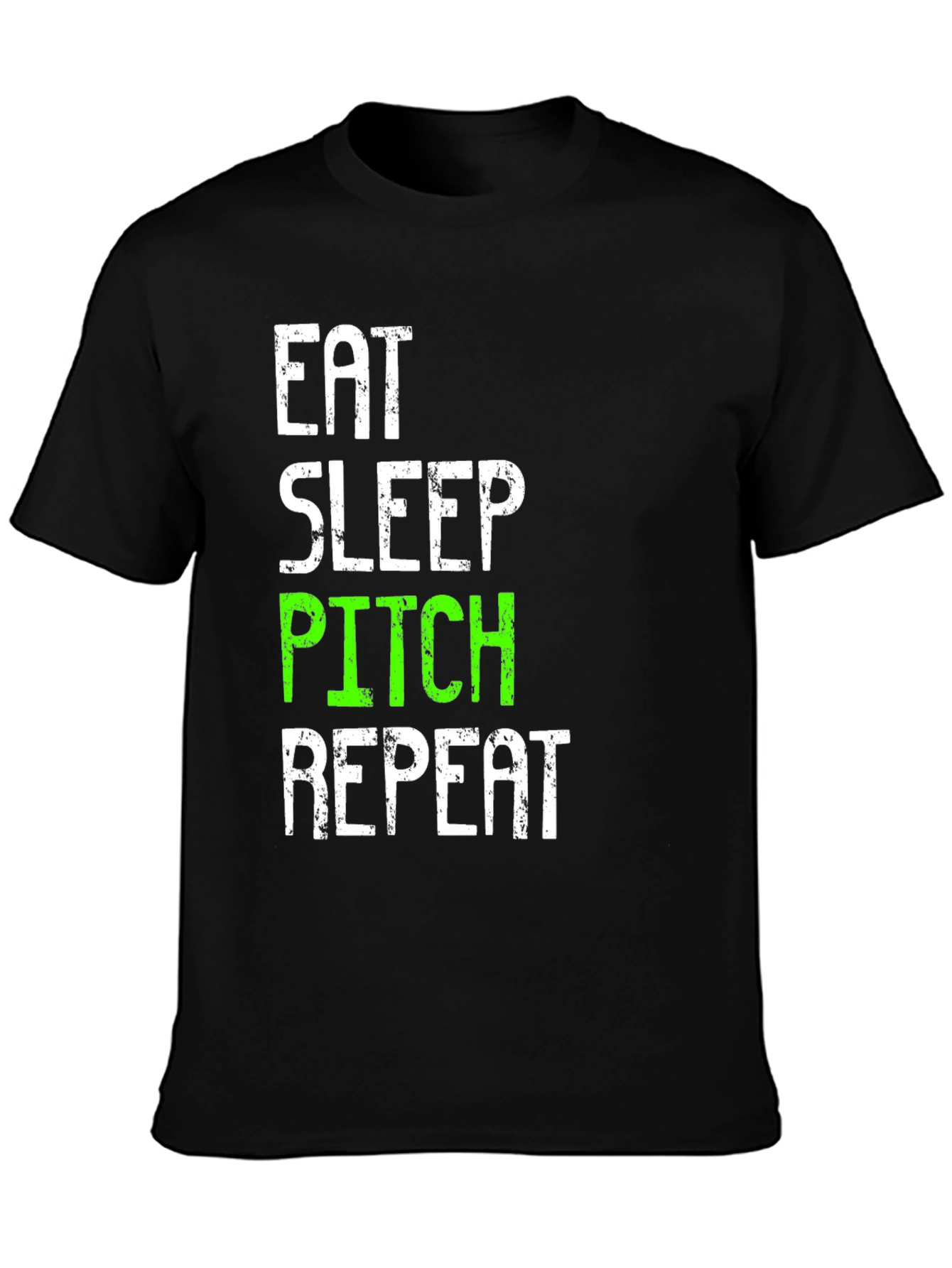 Eat Sleep Pitch Repeat T-Shirt - Baseball