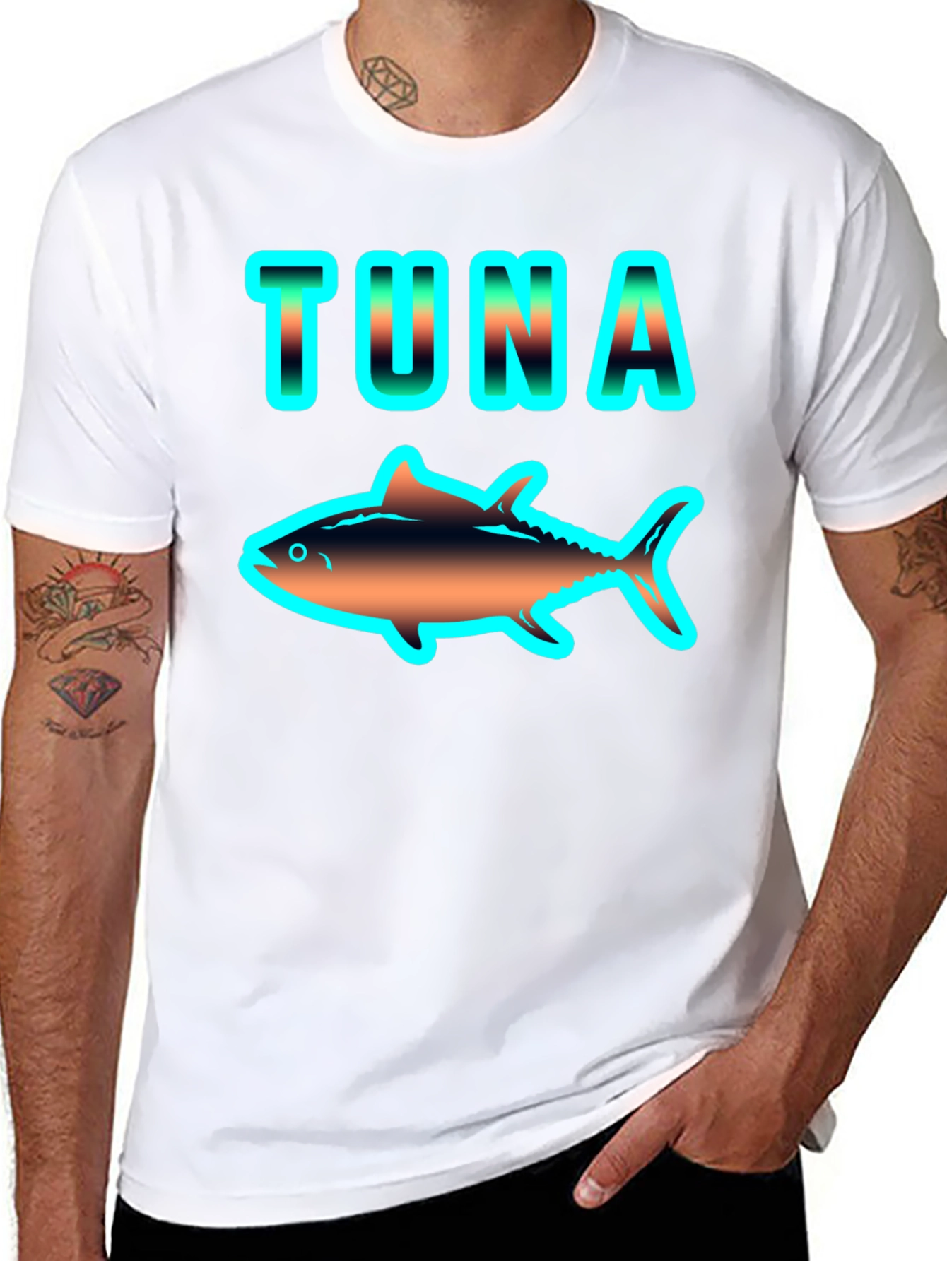 Tuna Fish Graphic T-Shirt