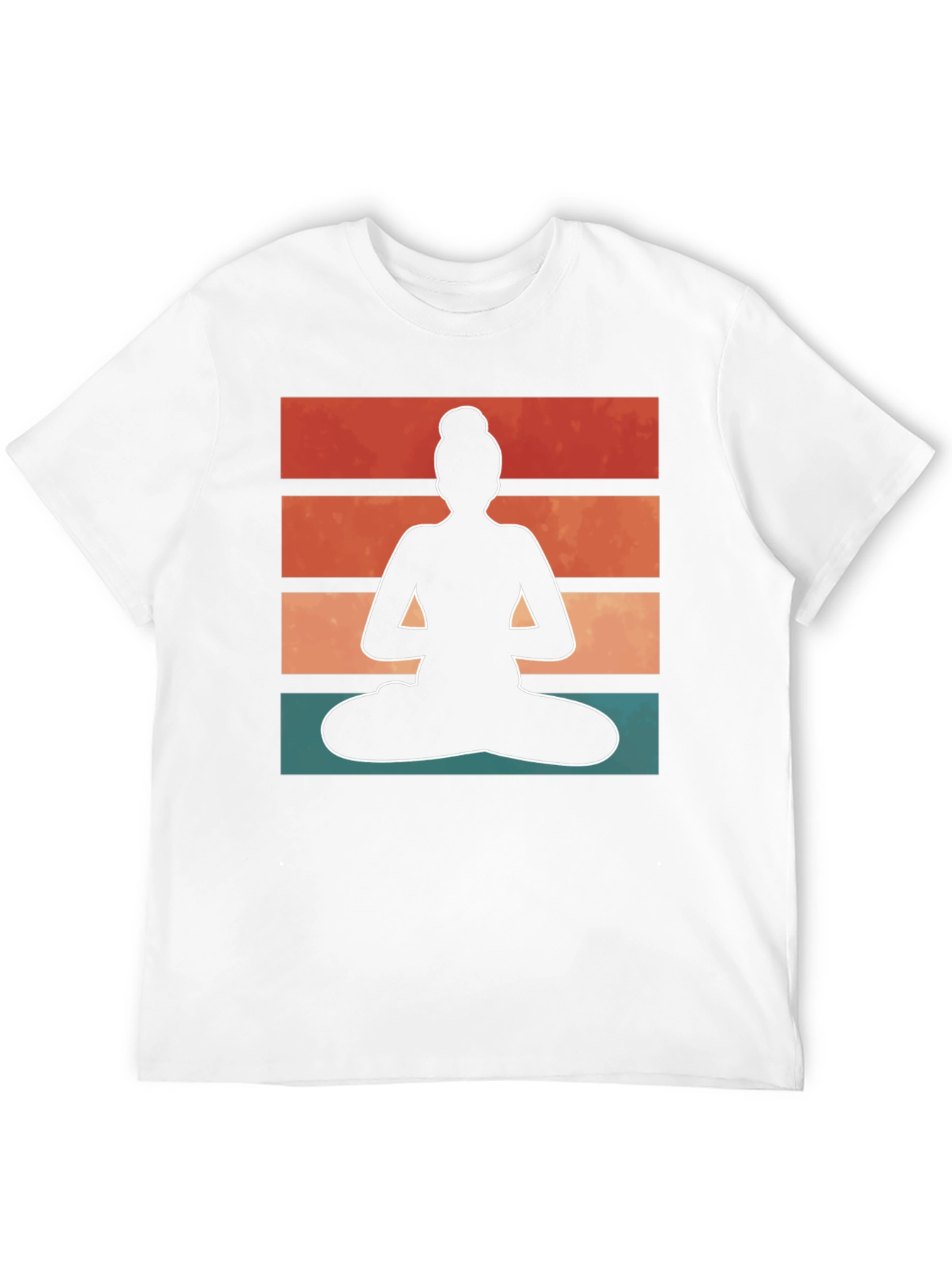 Yoga Silhouette T-Shirt - Relaxed Zen Style