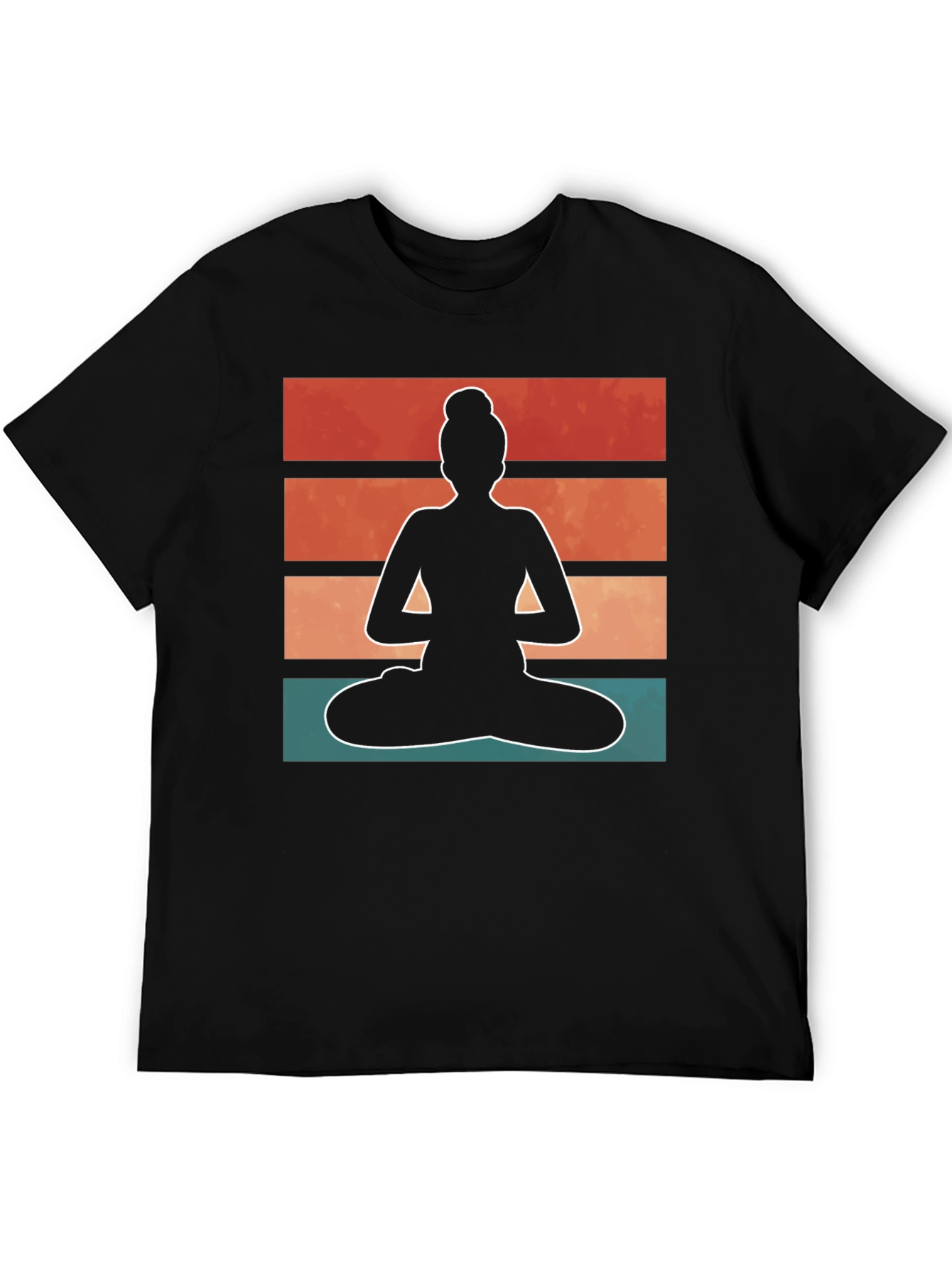 Yoga Silhouette T-Shirt - Relaxed Zen Style