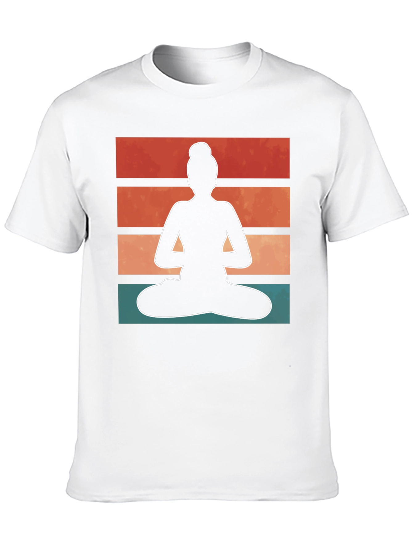 Yoga Silhouette T-Shirt - Relaxed Zen Style