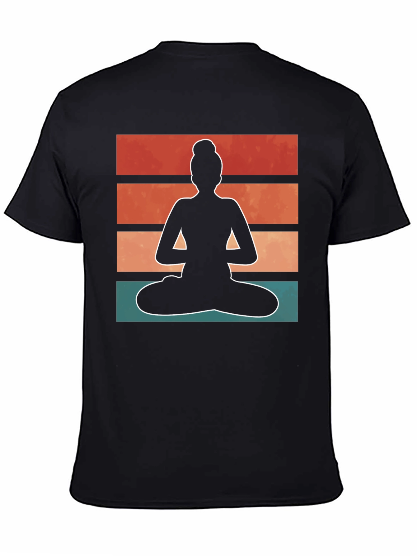 Yoga Silhouette T-Shirt - Relaxed Zen Style