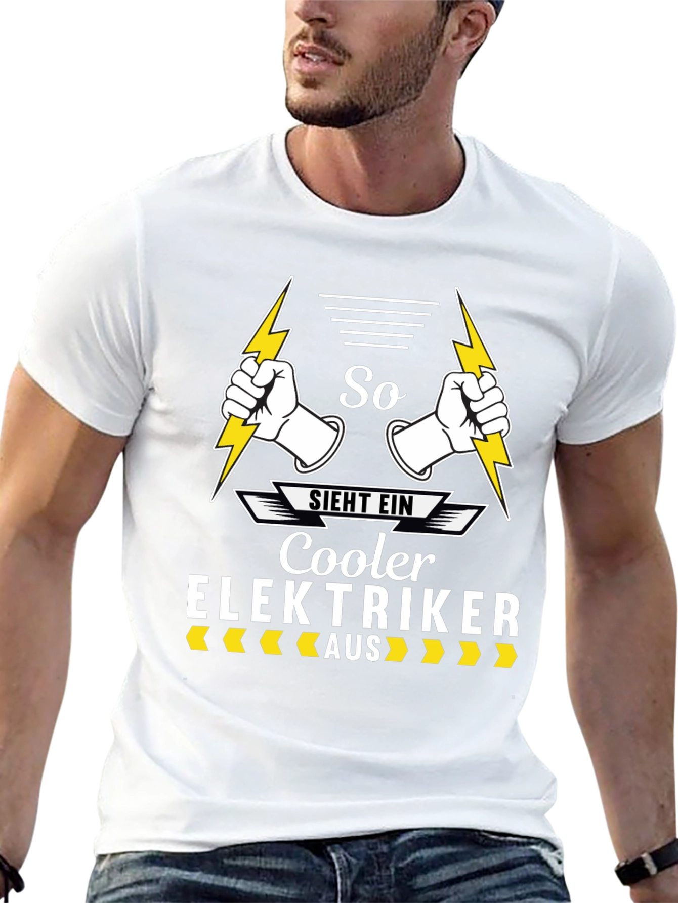 Cool Electrician T-Shirt | Funny Elektriker Tee | Electrician Graphic Shirt | Gift for Electricians | Free Shipping $50+