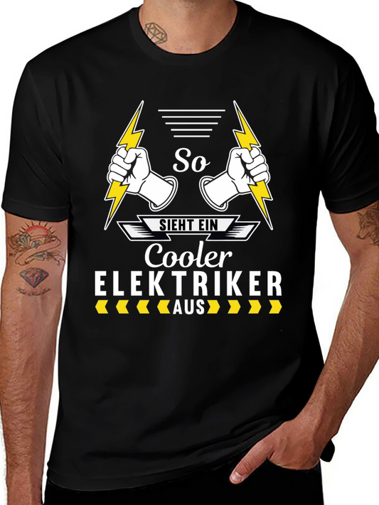 Cool Electrician T-Shirt | Funny Elektriker Tee | Electrician Graphic Shirt | Gift for Electricians | Free Shipping $50+