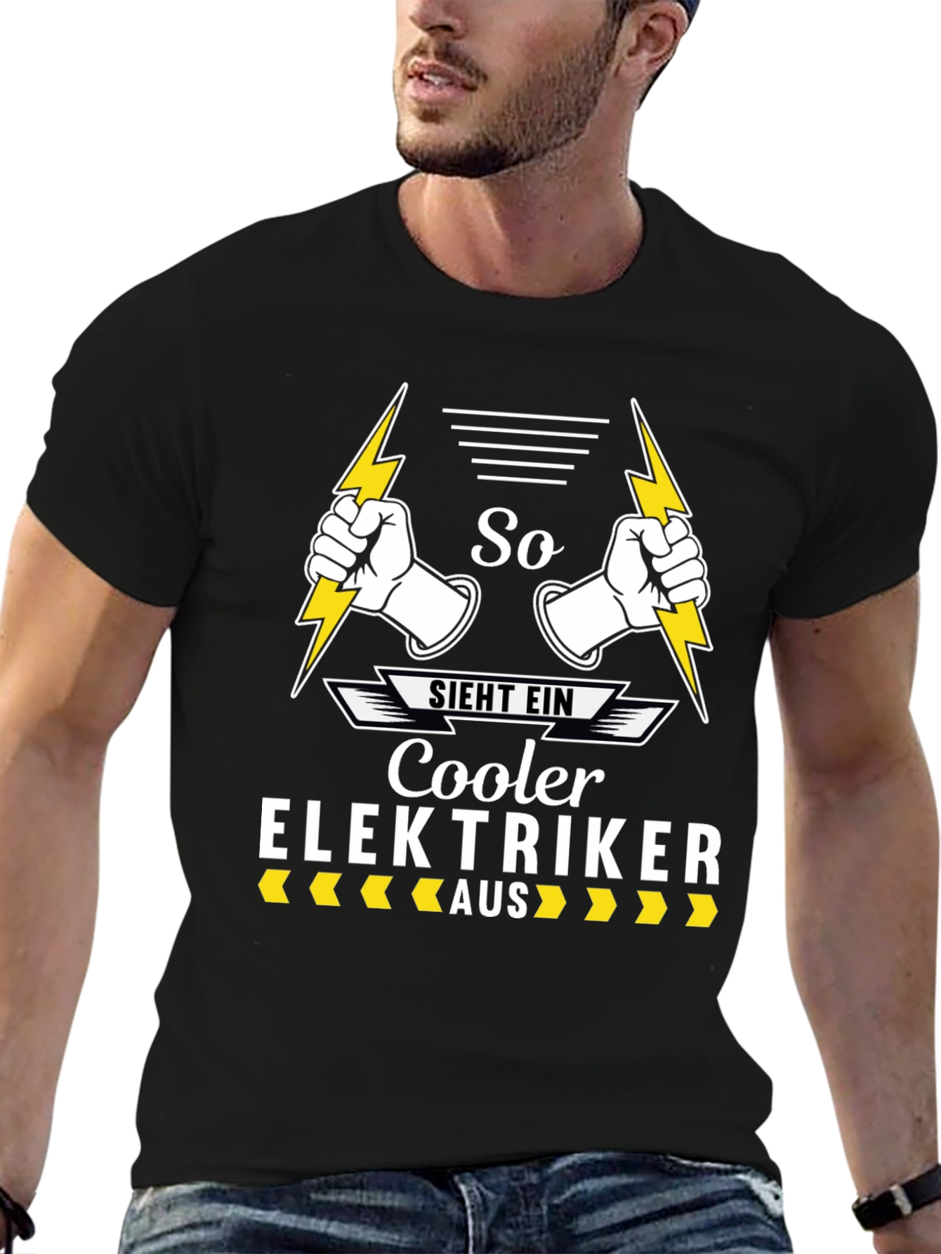 Cool Electrician T-Shirt | Funny Elektriker Tee | Electrician Graphic Shirt | Gift for Electricians | Free Shipping $50+